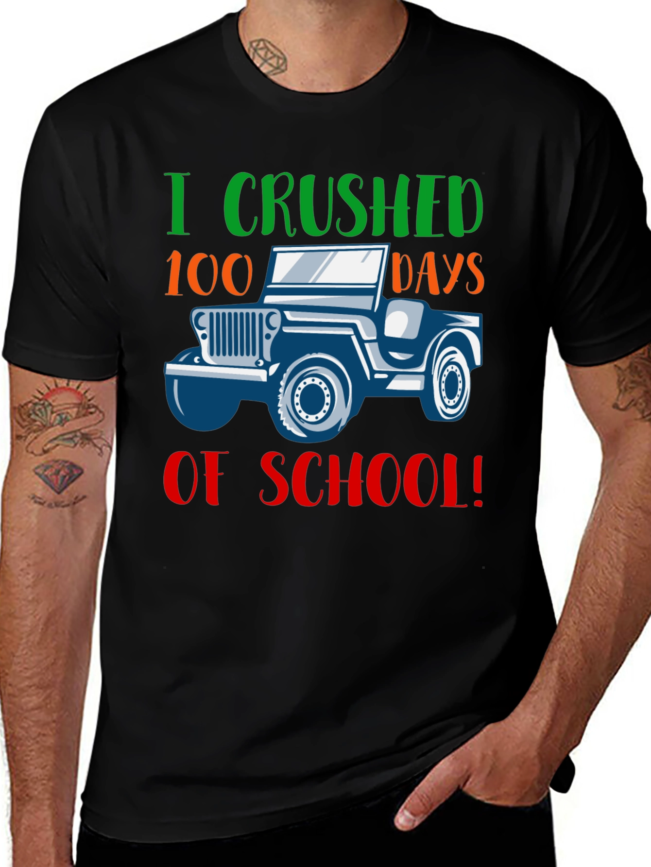 100 Days of School T-Shirt - I Crushed It!
