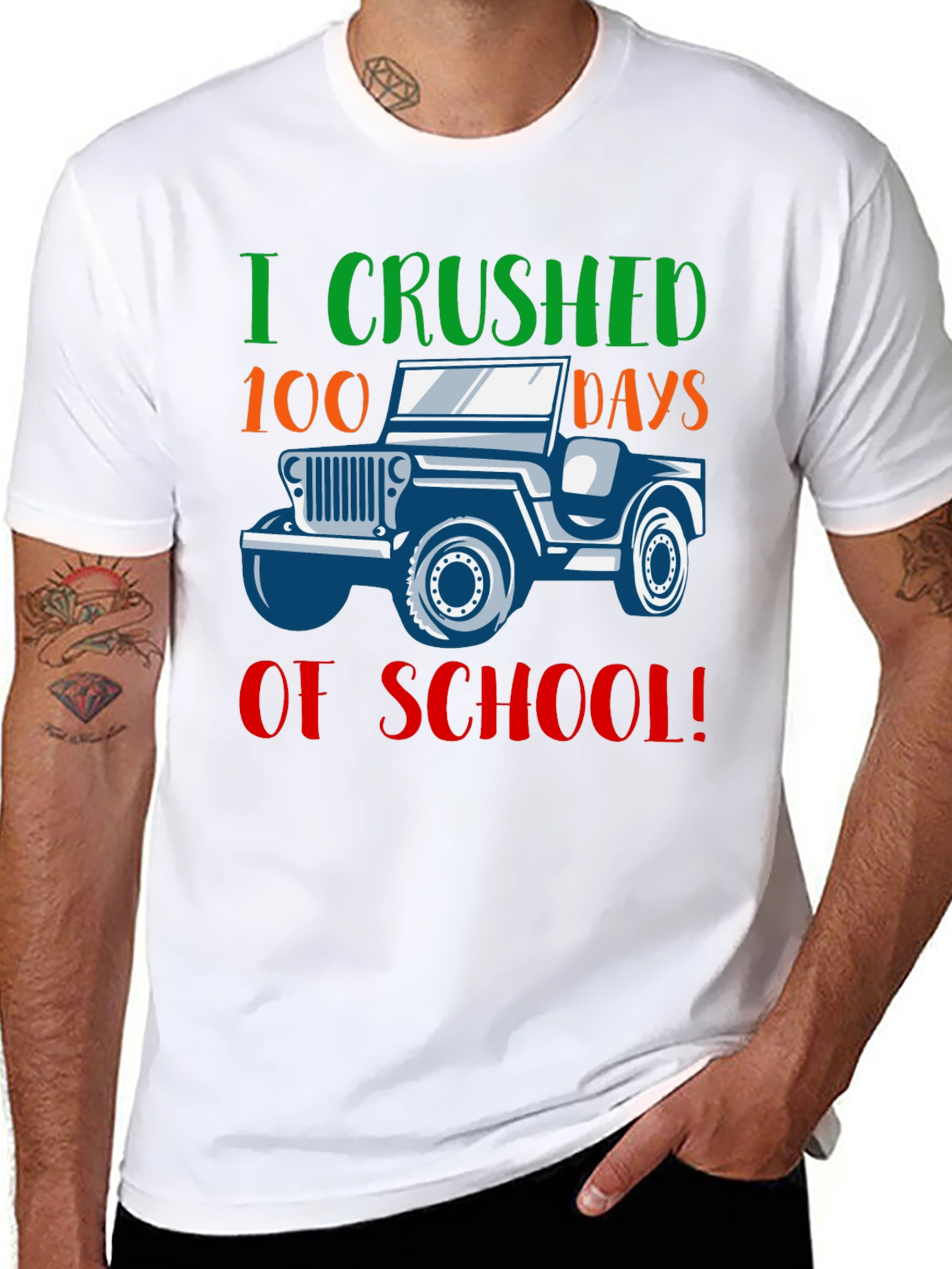 100 Days of School T-Shirt - I Crushed It!
