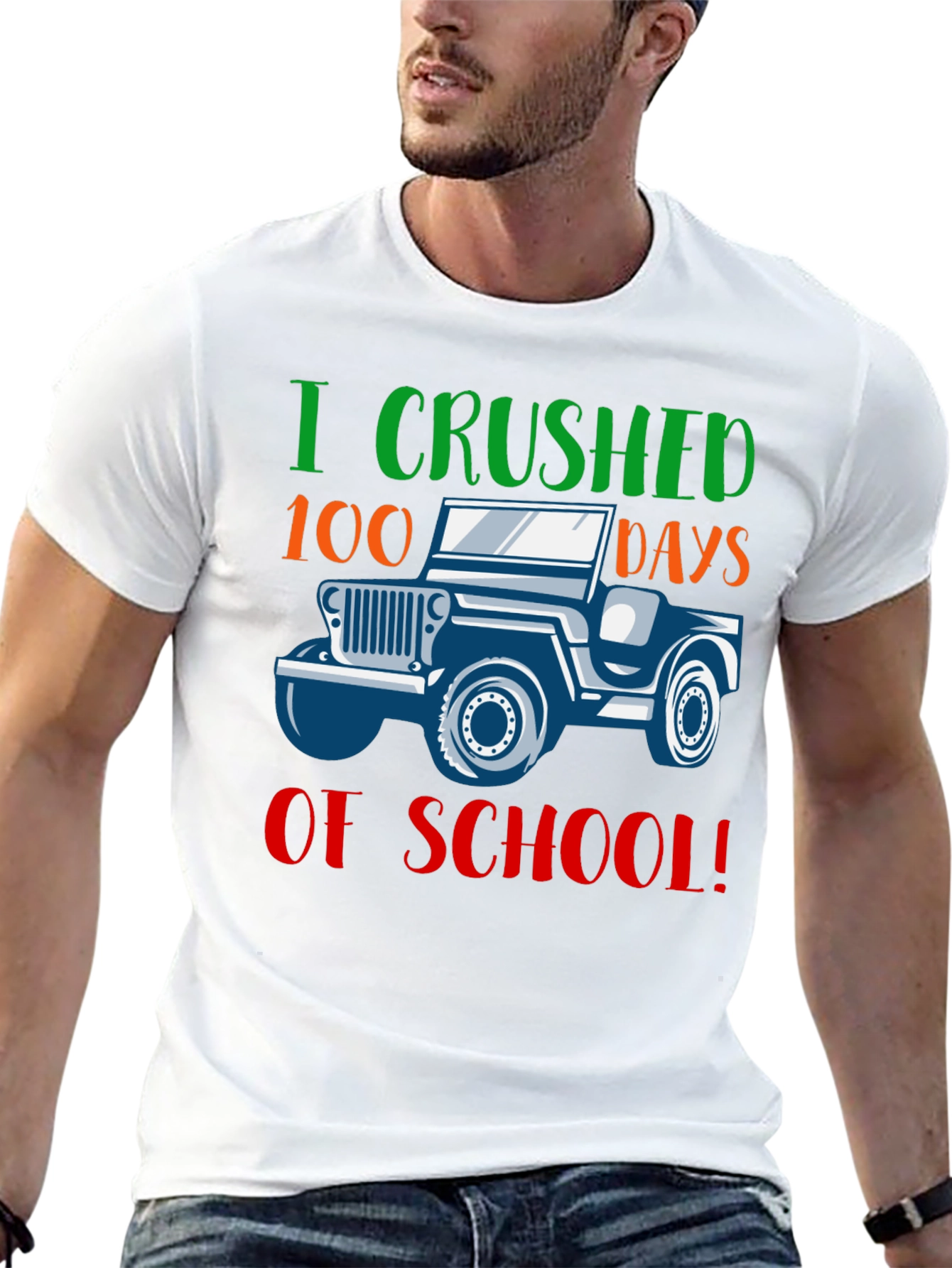 100 Days of School T-Shirt - I Crushed It!