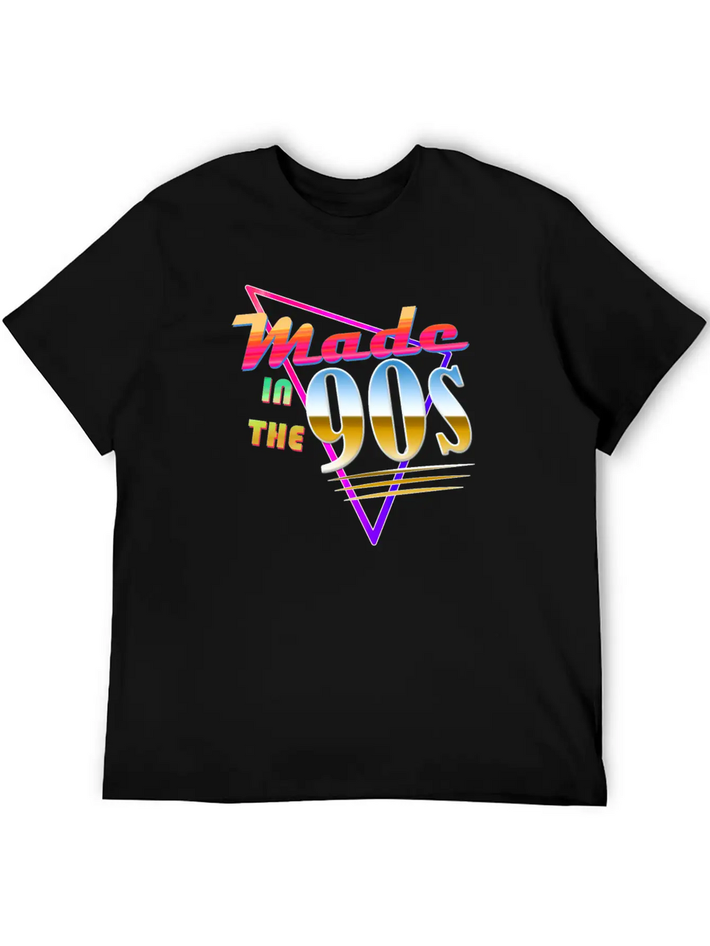 "Made In The 90s" Vaporwave Design. Retro 90's Classic Crew Neck Graphic Tee – Everyday Minimal Look