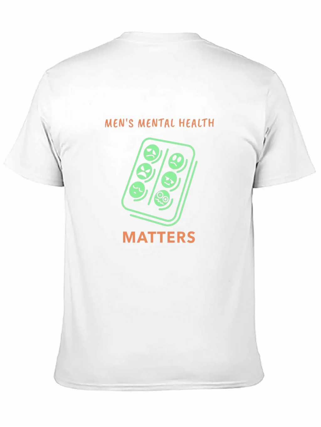 Mens Mental Health Matters Timeless Short Sleeve Tee – Comfy And Minimalist Design
