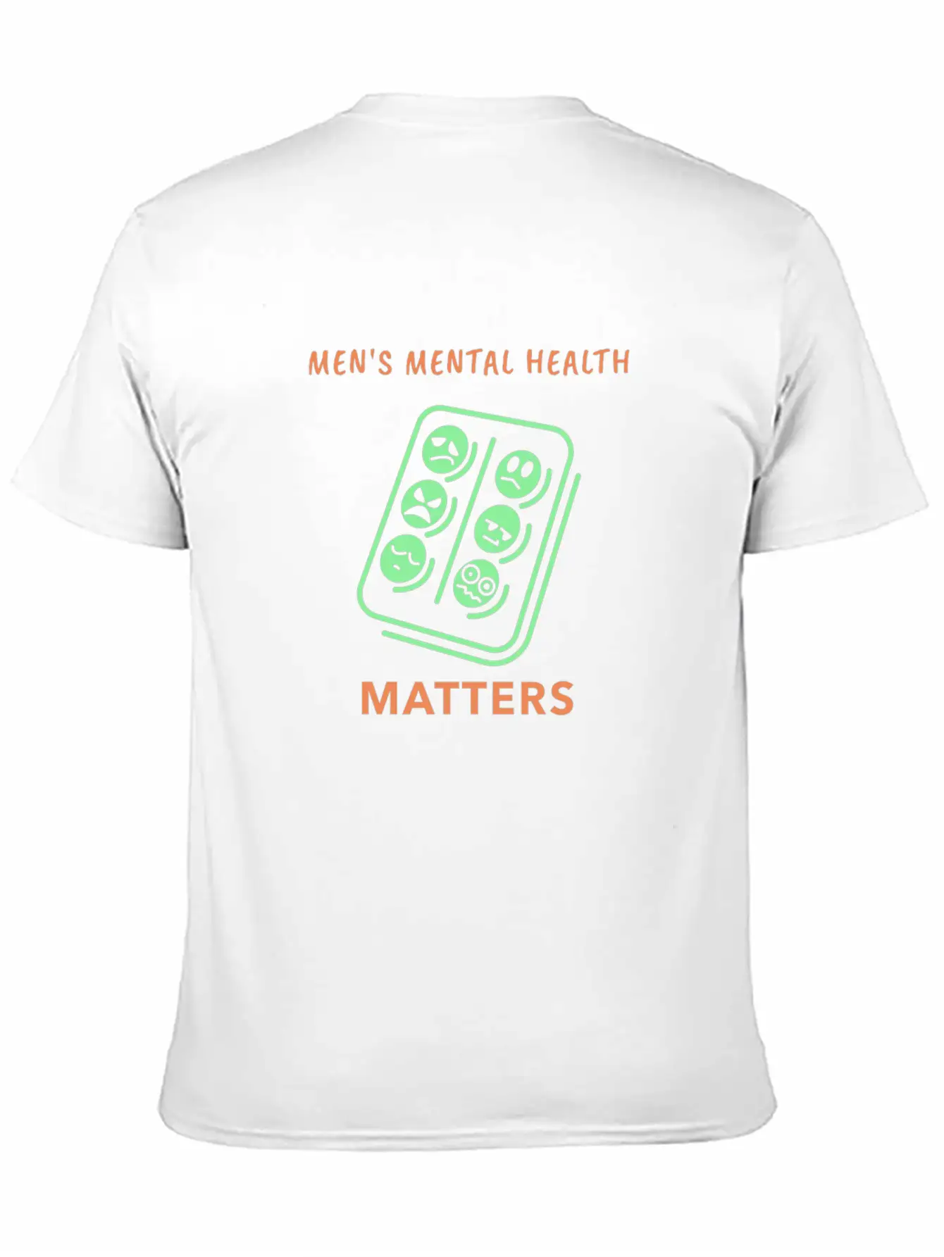 Mens Mental Health Matters Timeless Short Sleeve Tee – Comfy And Minimalist Design
