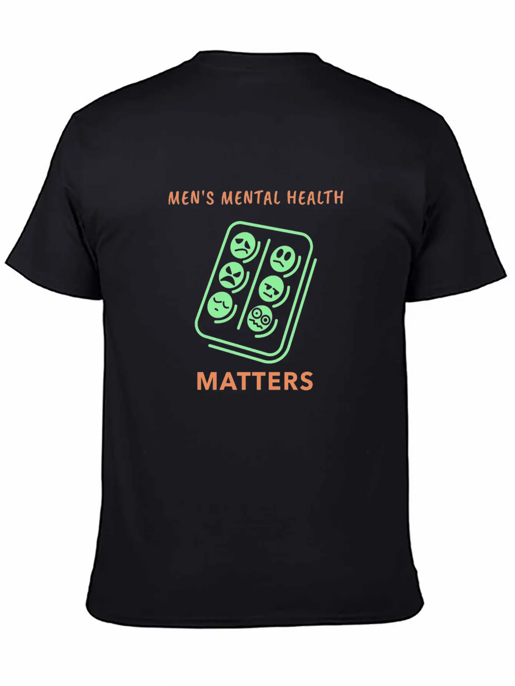 Mens Mental Health Matters Timeless Short Sleeve Tee – Comfy And Minimalist Design