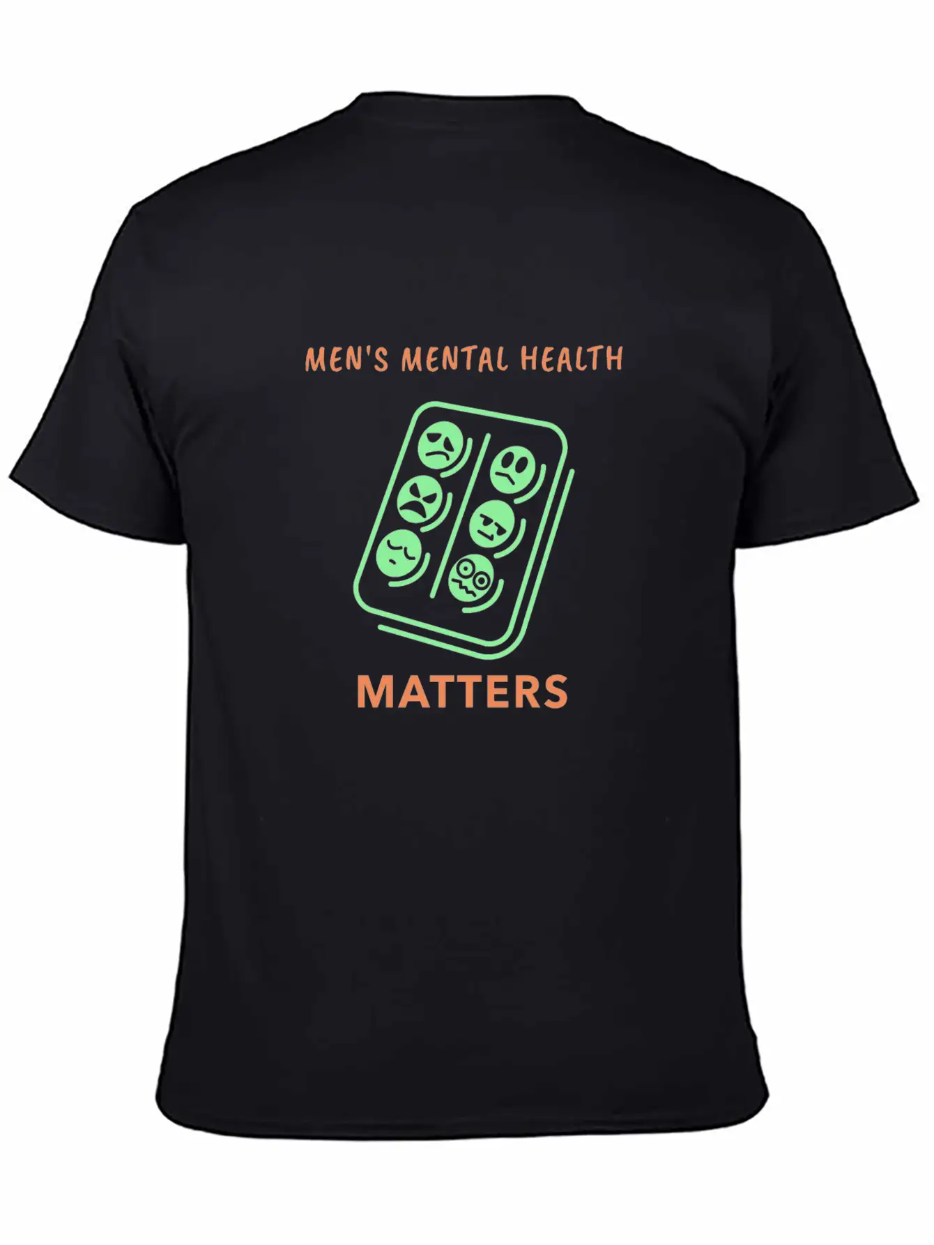 Mens Mental Health Matters Timeless Short Sleeve Tee – Comfy And Minimalist Design