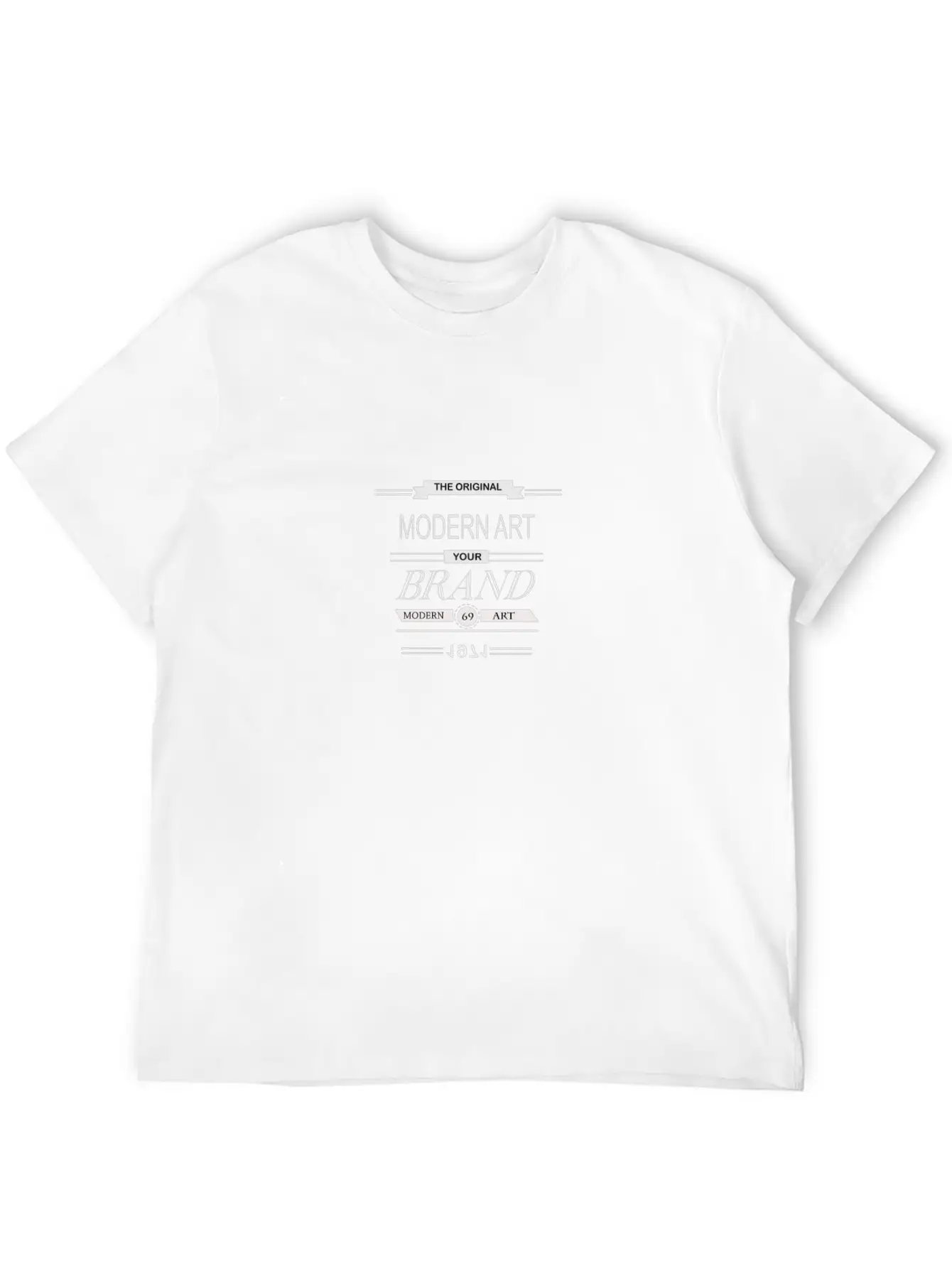 Modern Art Modern Fit Casual T-Shirt – Clean And Versatile Design