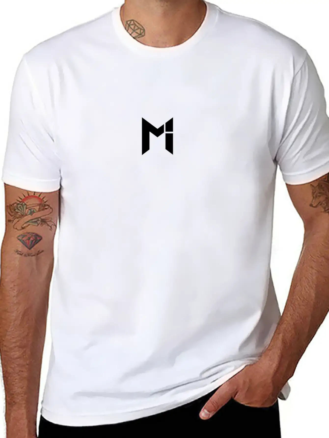 MRZAH LOGO Timeless Short Sleeve Tee – Comfy And Minimalist Design