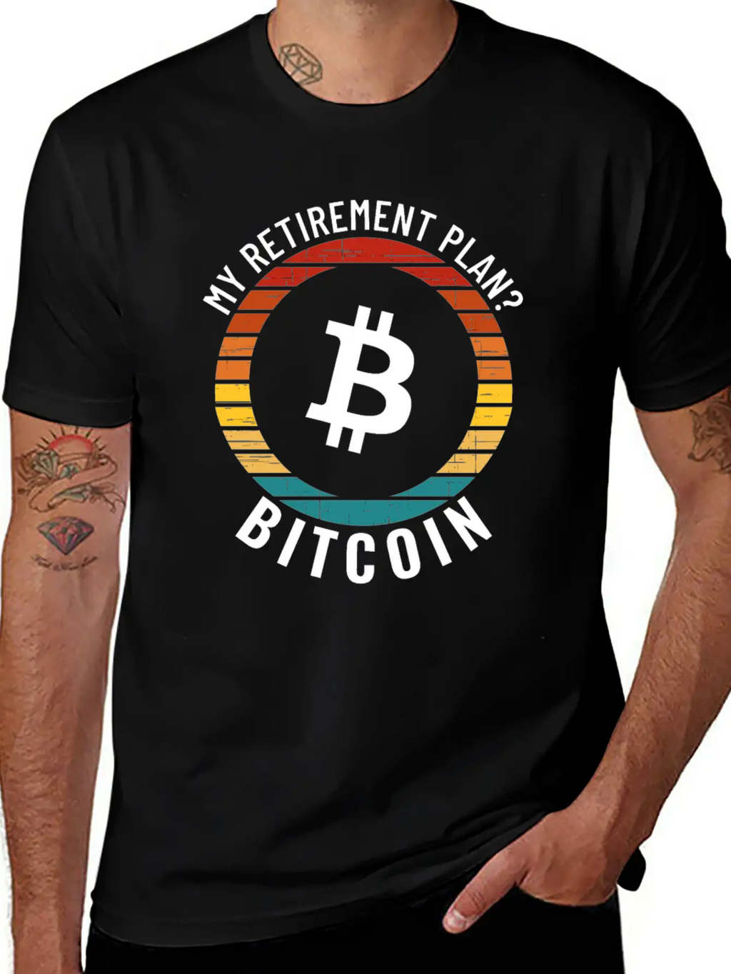 My Retirement Plan: Bitcoin BTC Modern Fit Casual T-Shirt – Clean And Versatile Design
