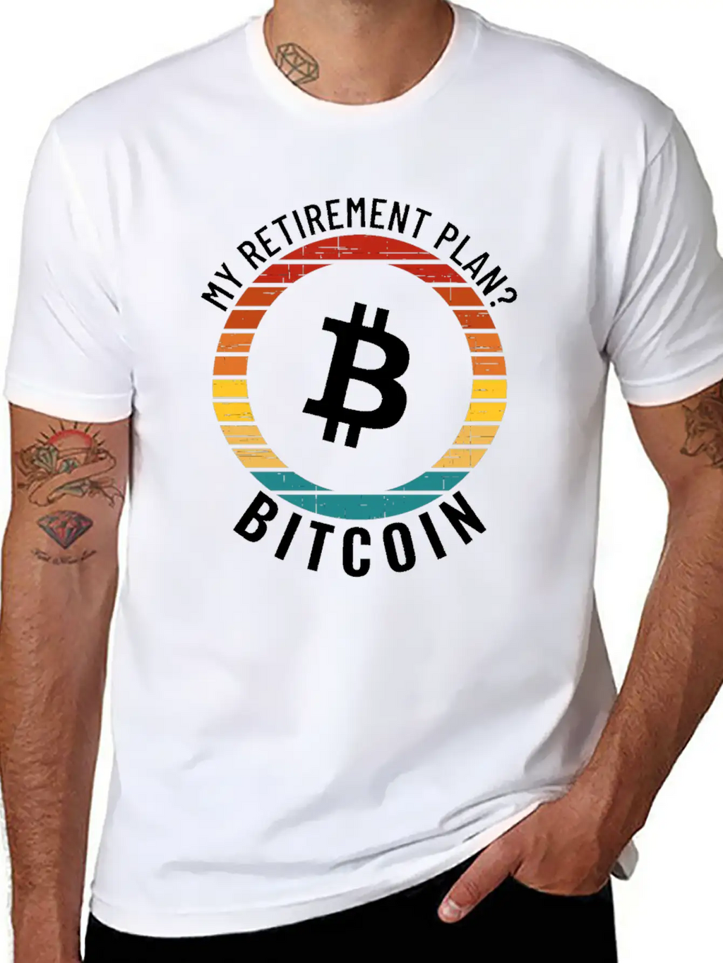My Retirement Plan: Bitcoin BTC Modern Fit Casual T-Shirt – Clean And Versatile Design