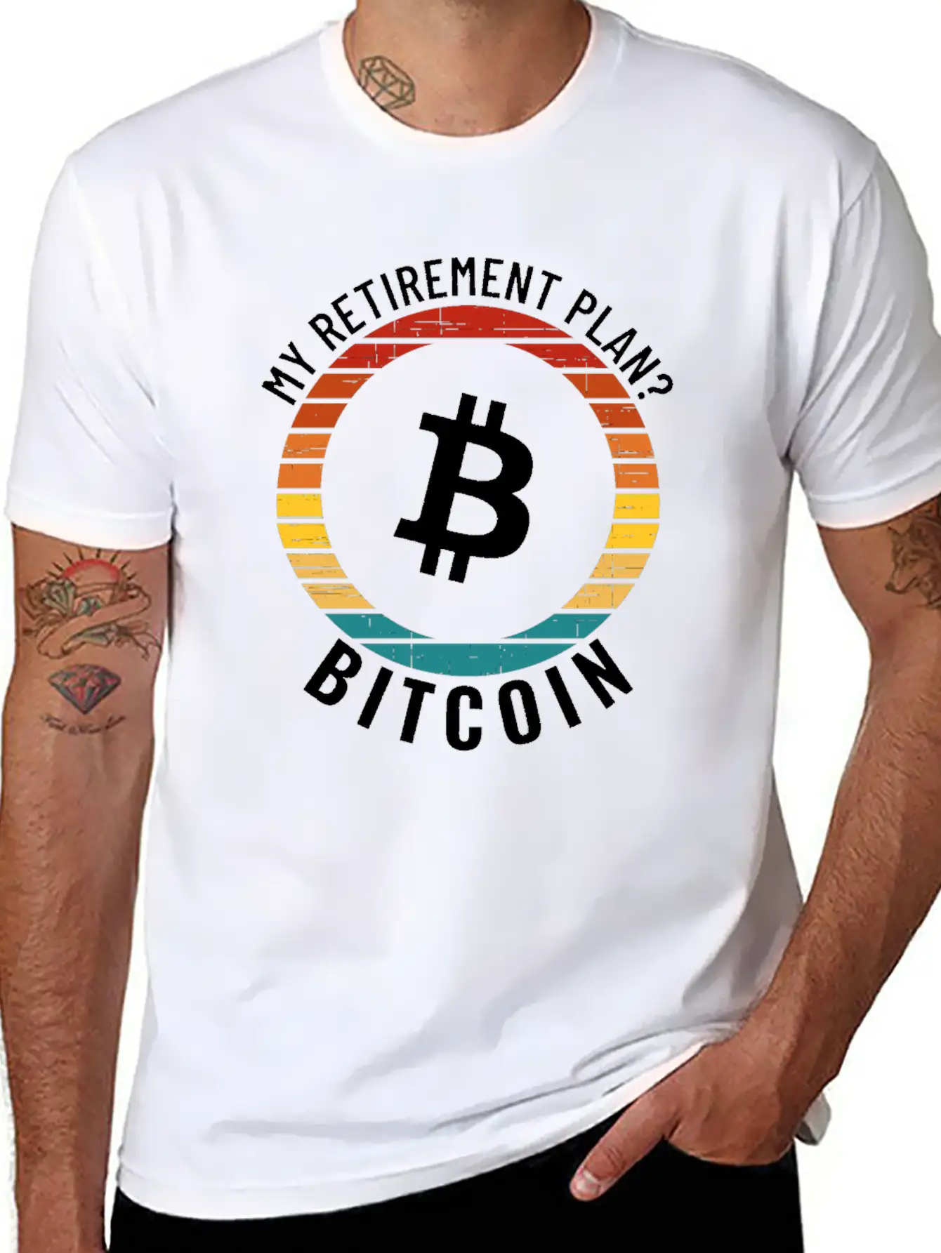 My Retirement Plan: Bitcoin BTC Modern Fit Casual T-Shirt – Clean And Versatile Design