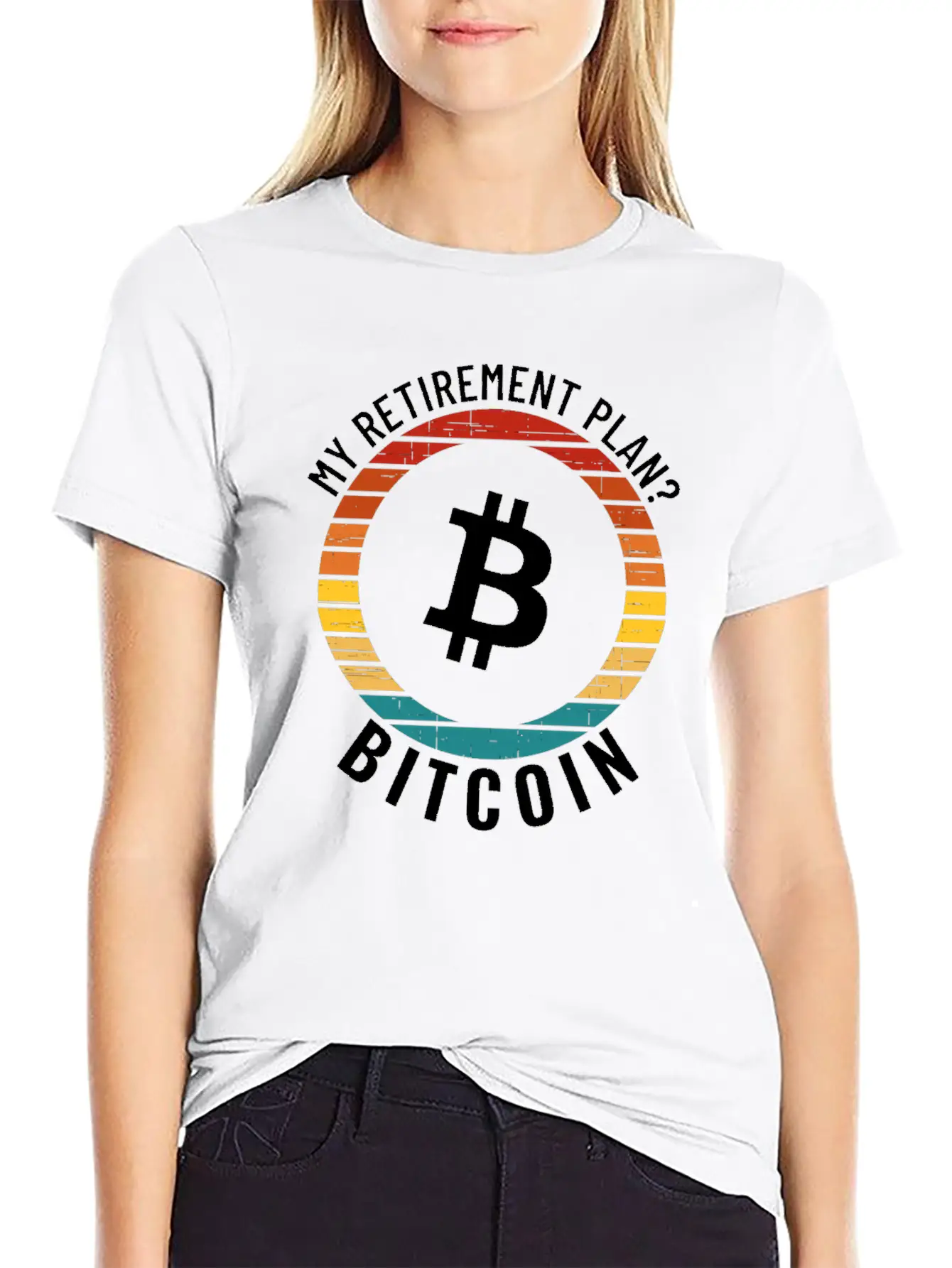 My Retirement Plan: Bitcoin BTC Modern Fit Casual T-Shirt – Clean And Versatile Design