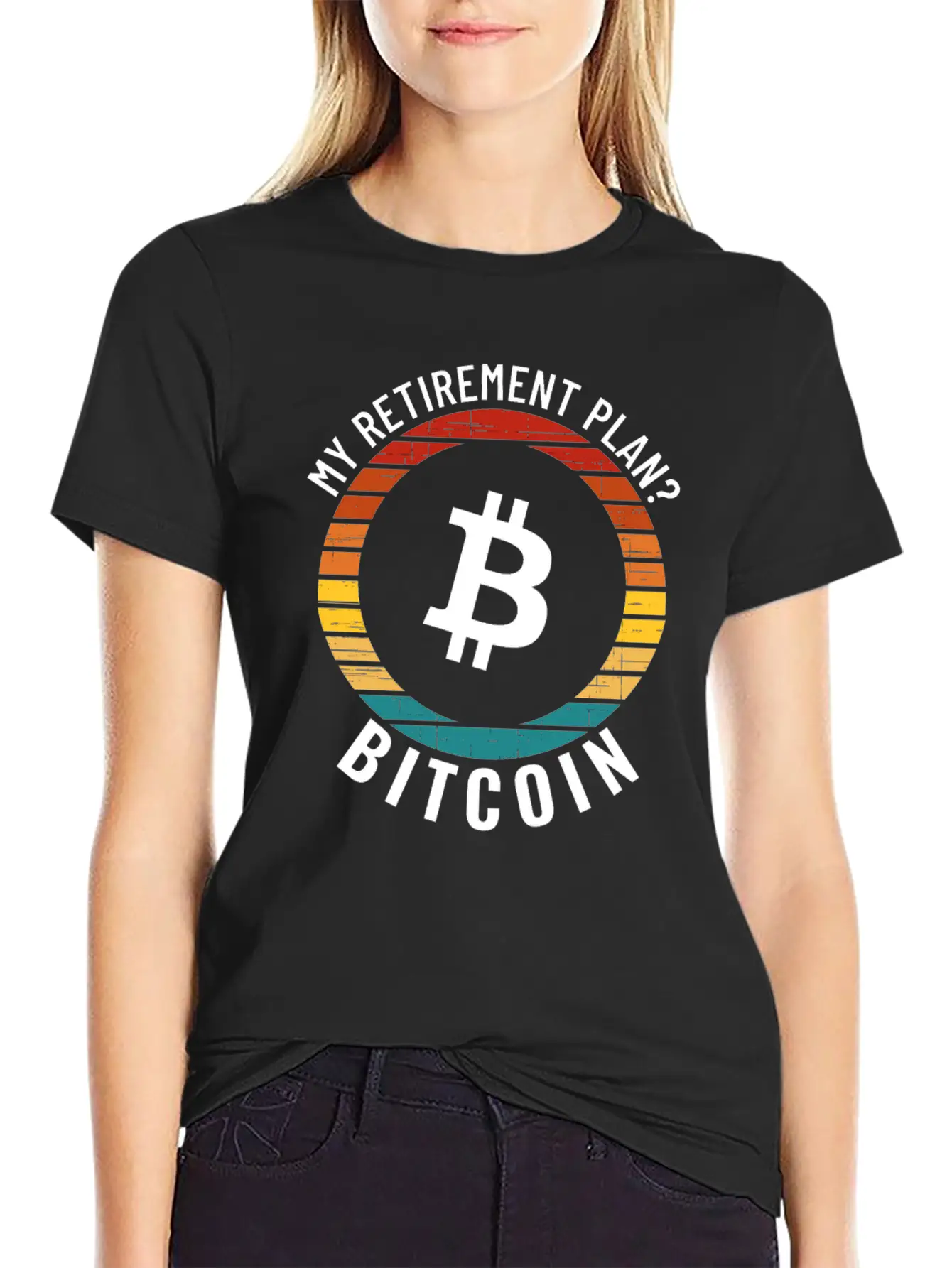 My Retirement Plan: Bitcoin BTC Modern Fit Casual T-Shirt – Clean And Versatile Design