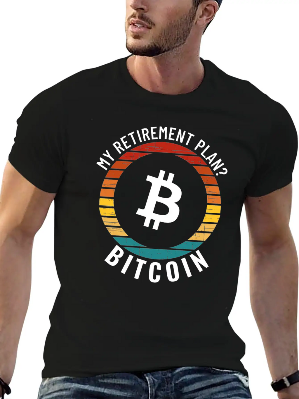 My Retirement Plan: Bitcoin BTC Modern Fit Casual T-Shirt – Clean And Versatile Design