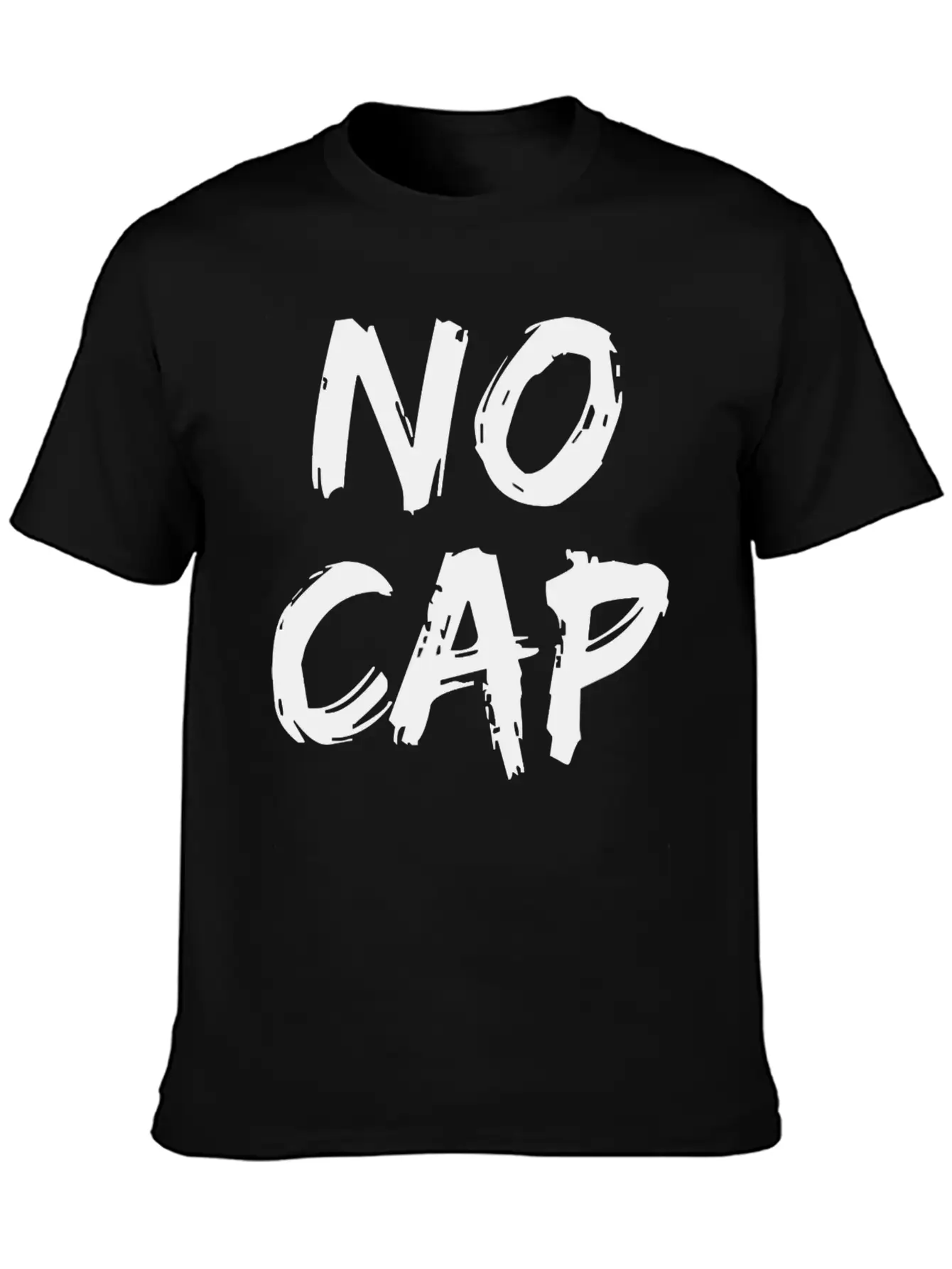 No Cap Urban Slang Rap Trap Music Boyfriend Men Timeless Short Sleeve Tee – Comfy And Minimalist Design