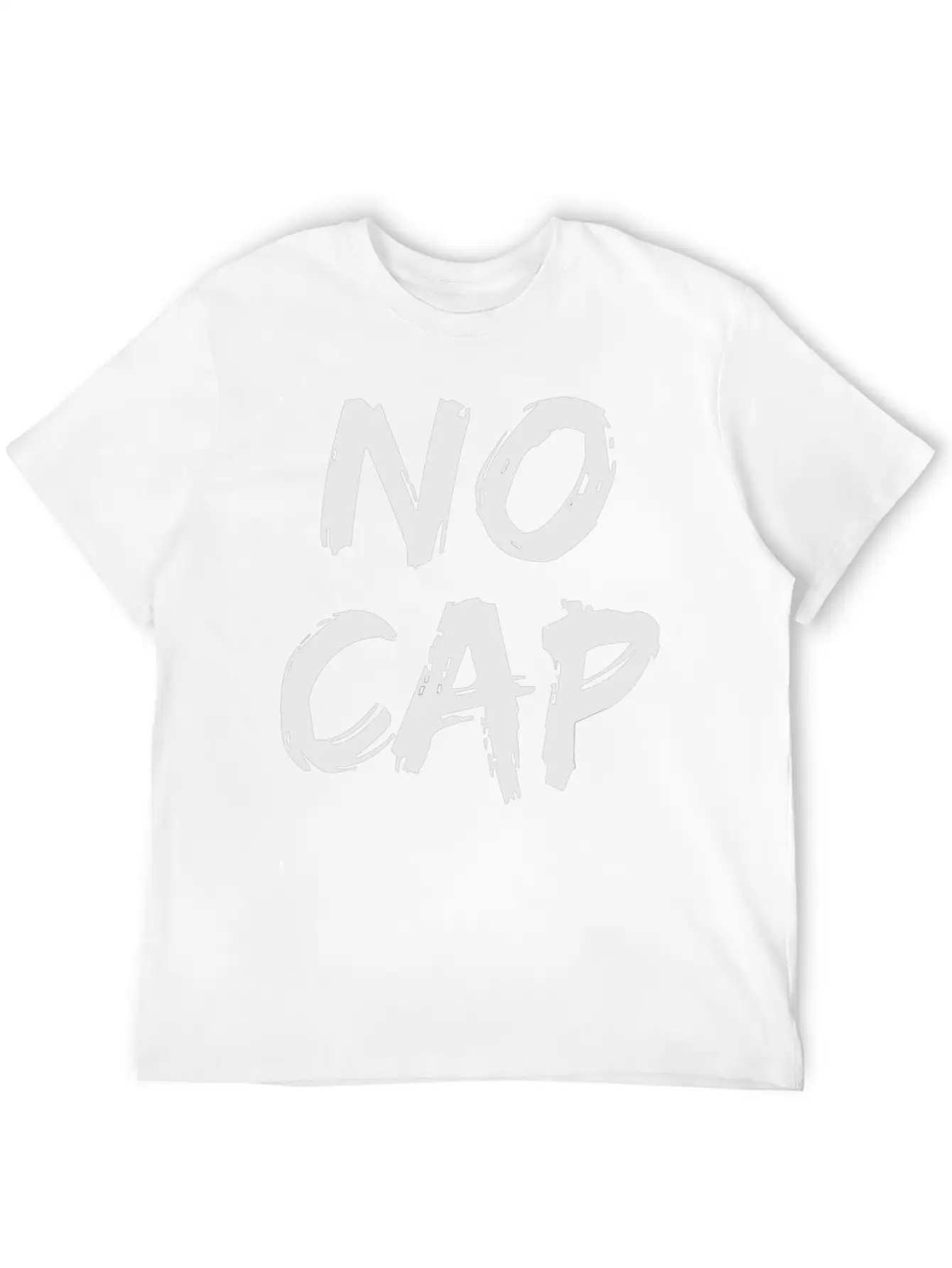 No Cap Urban Slang Rap Trap Music Boyfriend Men Timeless Short Sleeve Tee – Comfy And Minimalist Design
