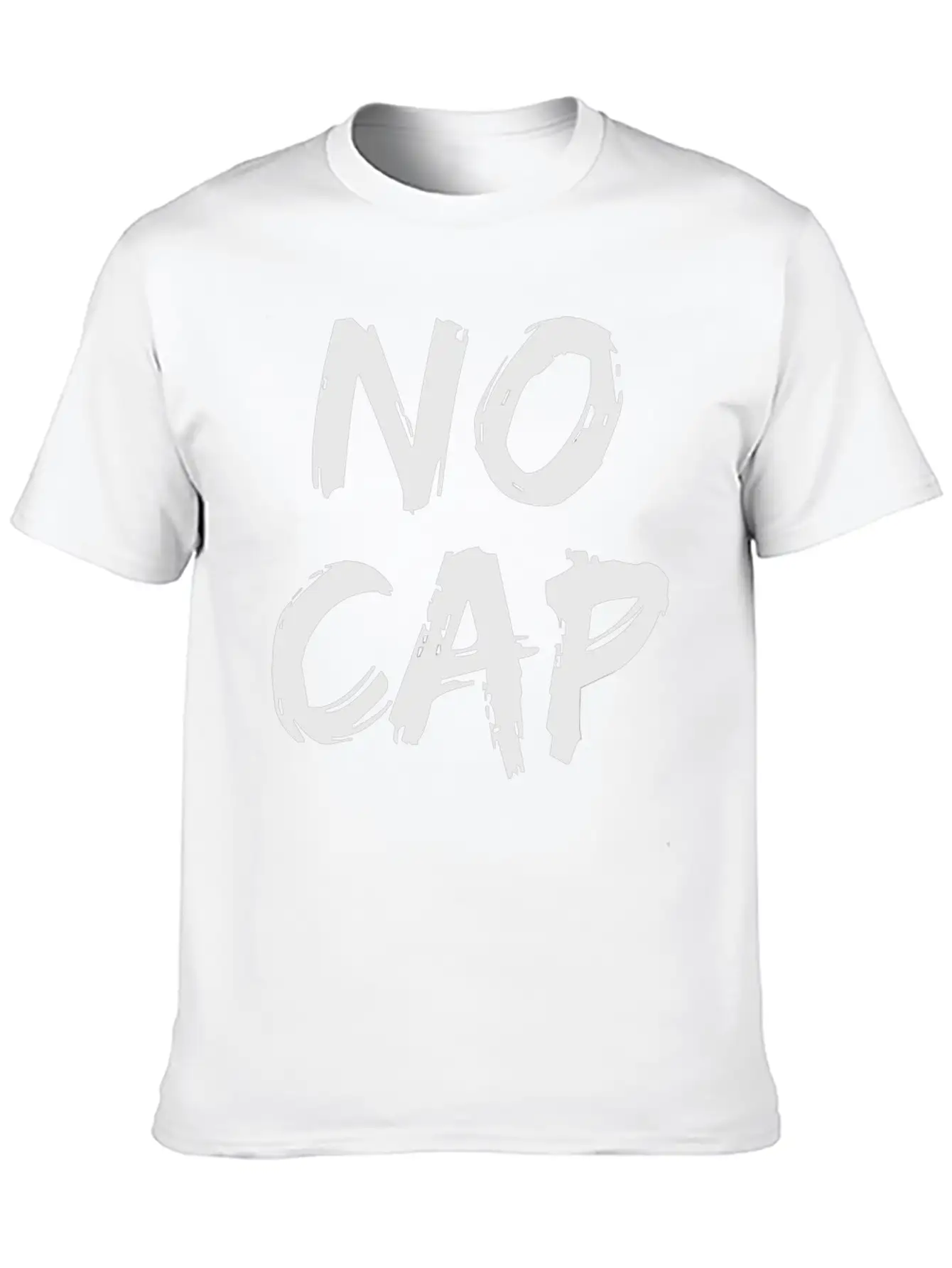 No Cap Urban Slang Rap Trap Music Boyfriend Men Timeless Short Sleeve Tee – Comfy And Minimalist Design
