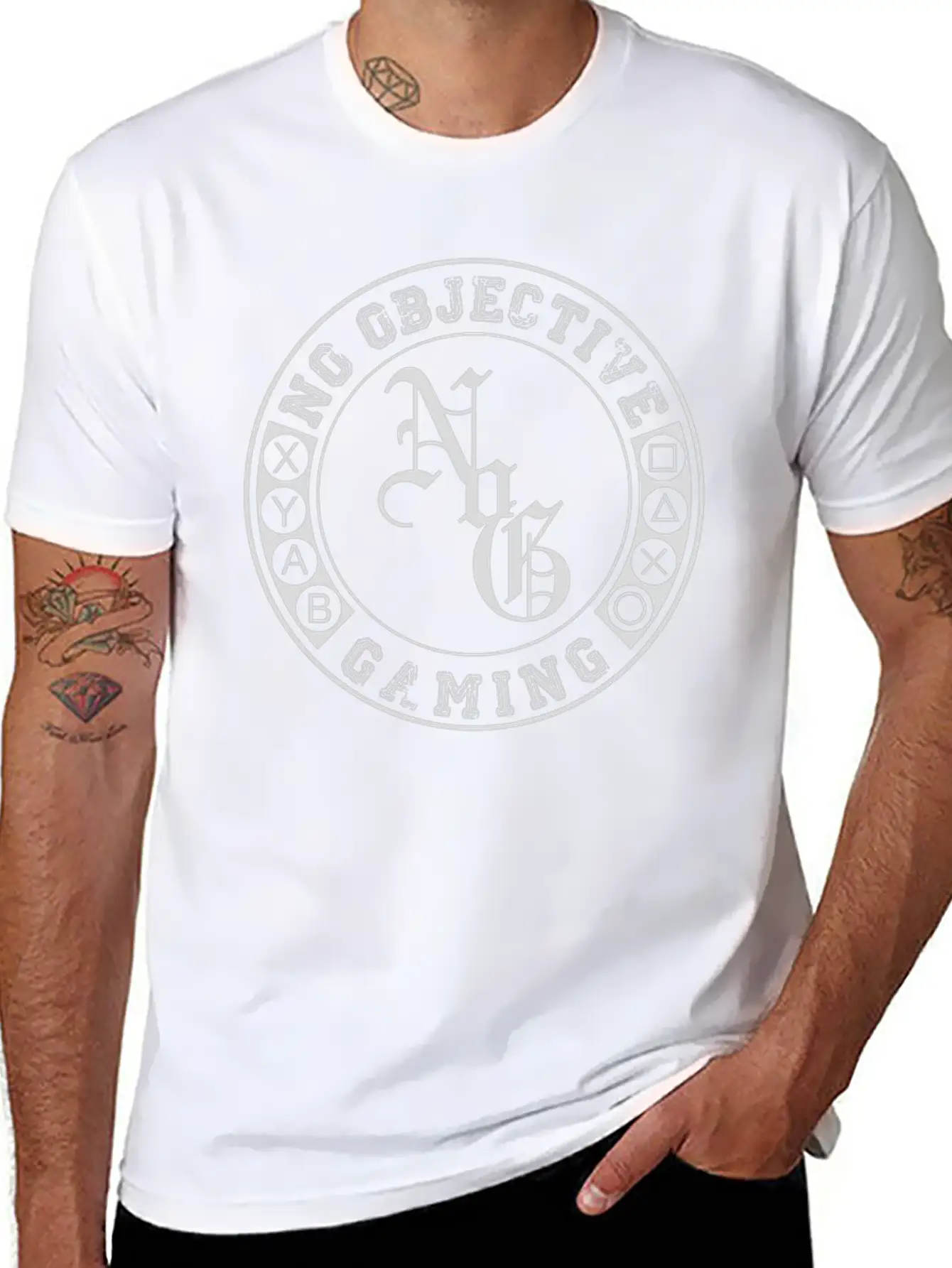 No Objective Gaming Timeless Short Sleeve Tee – Comfy And Minimalist Design