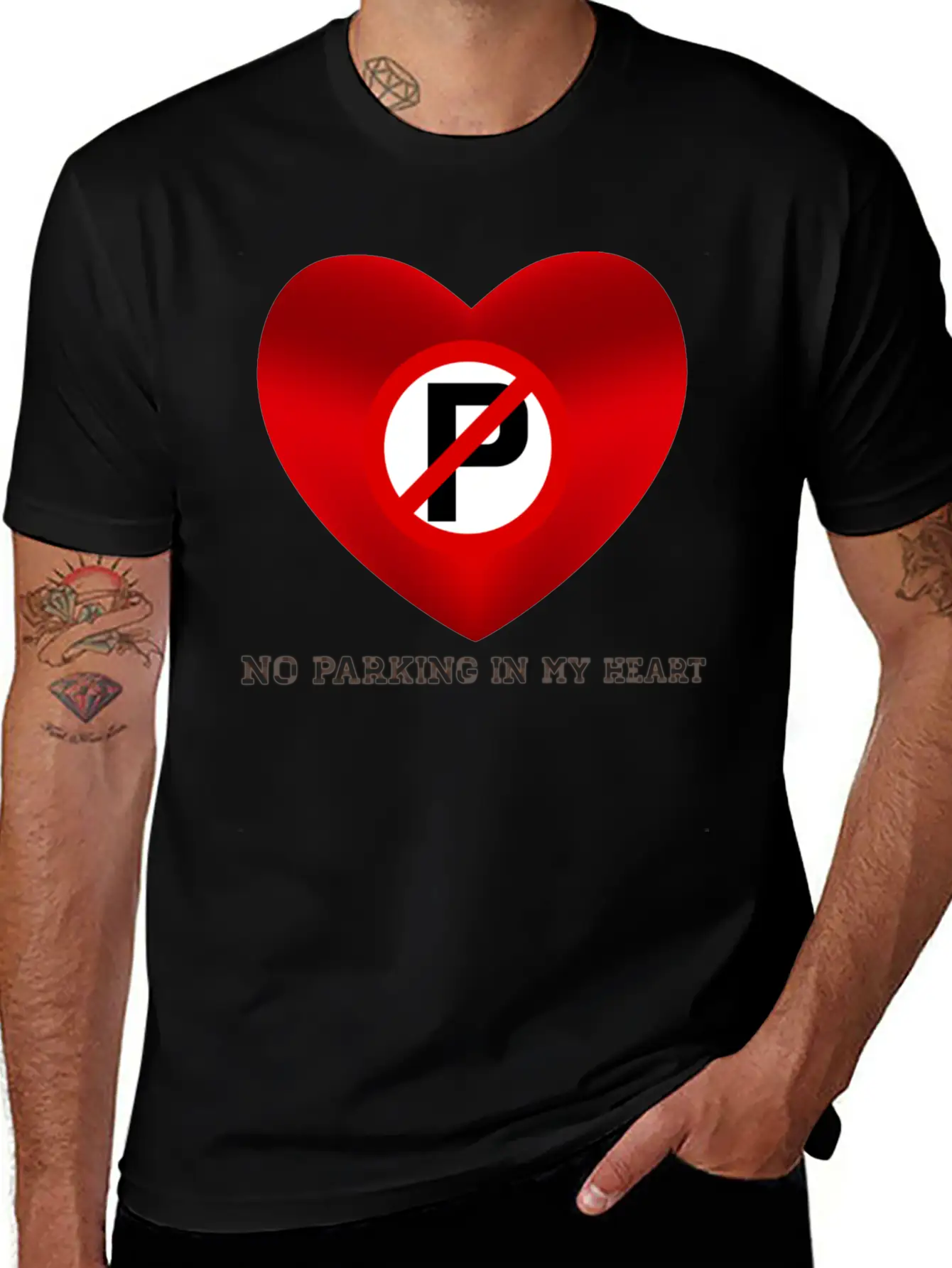 "No Parking In My Heart: A Journey Of Emotional. Classic Fit Graphic Tee For Daily Comfort – Unisex Cotton Shirt