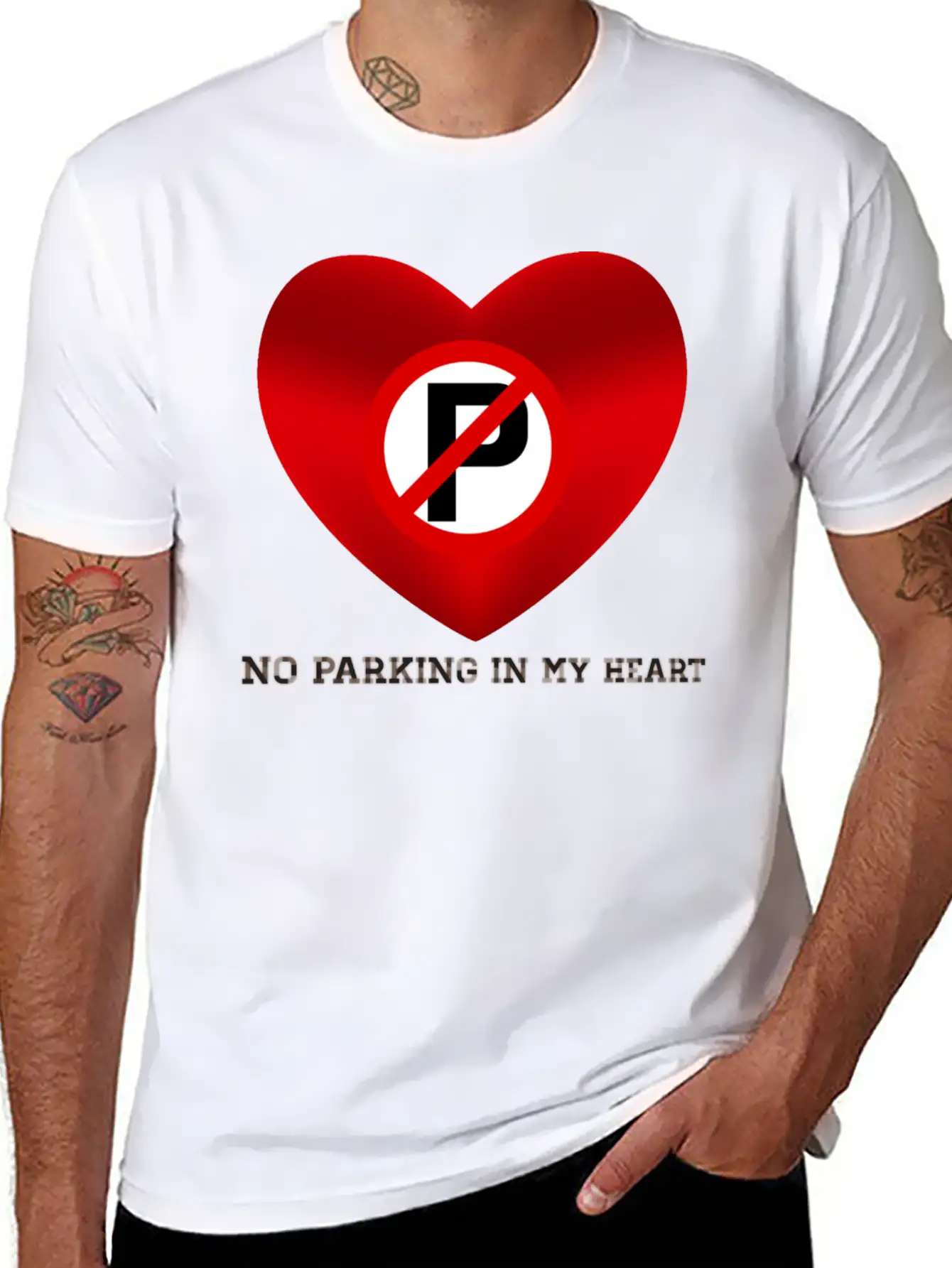 "No Parking In My Heart: A Journey Of Emotional. Classic Fit Graphic Tee For Daily Comfort – Unisex Cotton Shirt