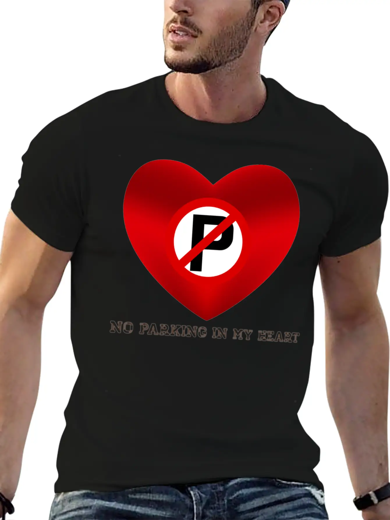 "No Parking In My Heart: A Journey Of Emotional. Classic Fit Graphic Tee For Daily Comfort – Unisex Cotton Shirt