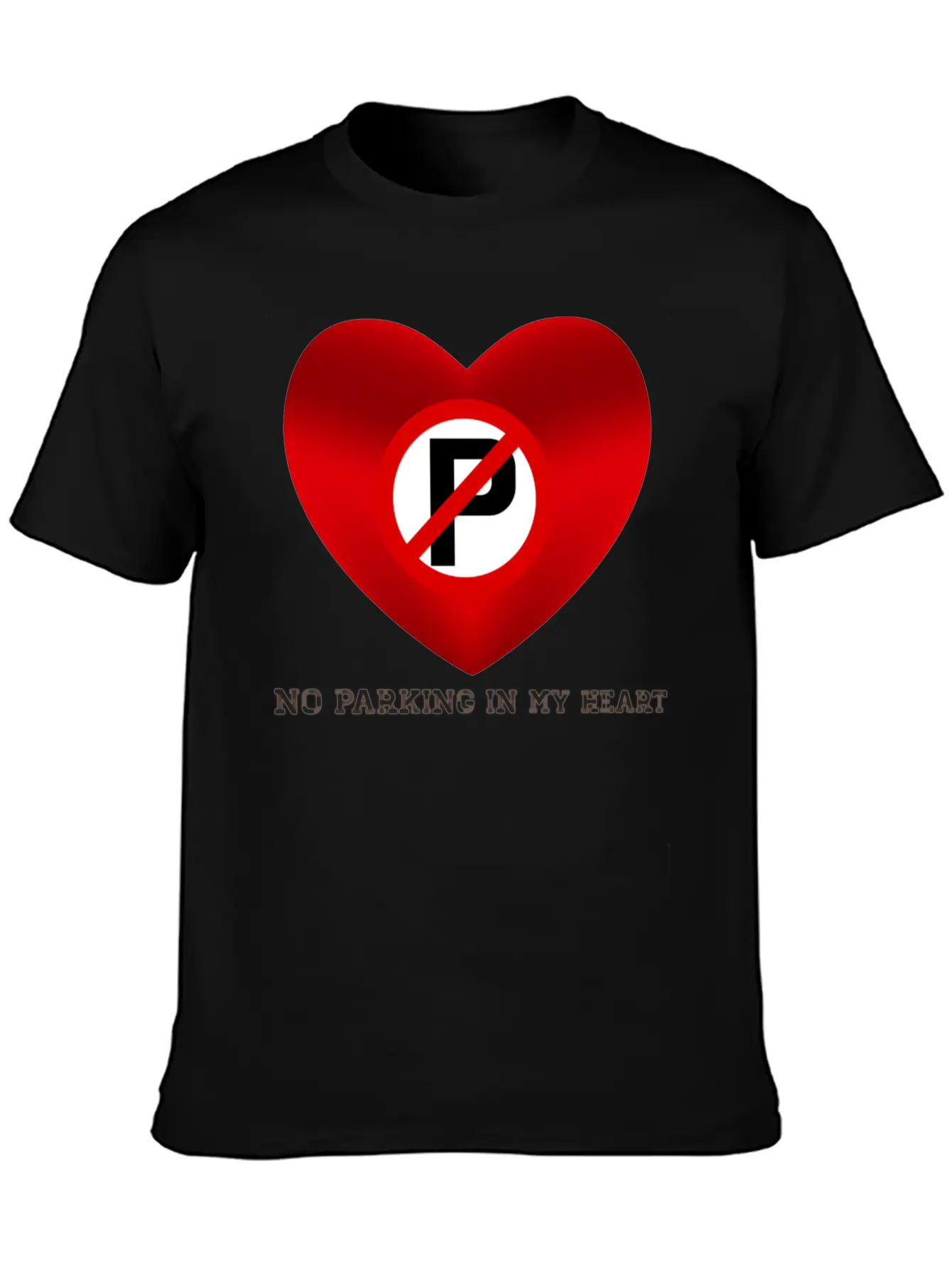 "No Parking In My Heart: A Journey Of Emotional. Classic Fit Graphic Tee For Daily Comfort – Unisex Cotton Shirt