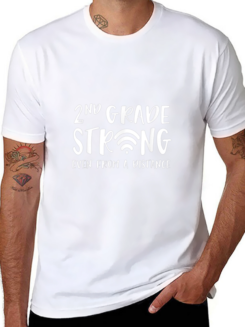 2nd Grade Strong Tee - Online Learning Shirt