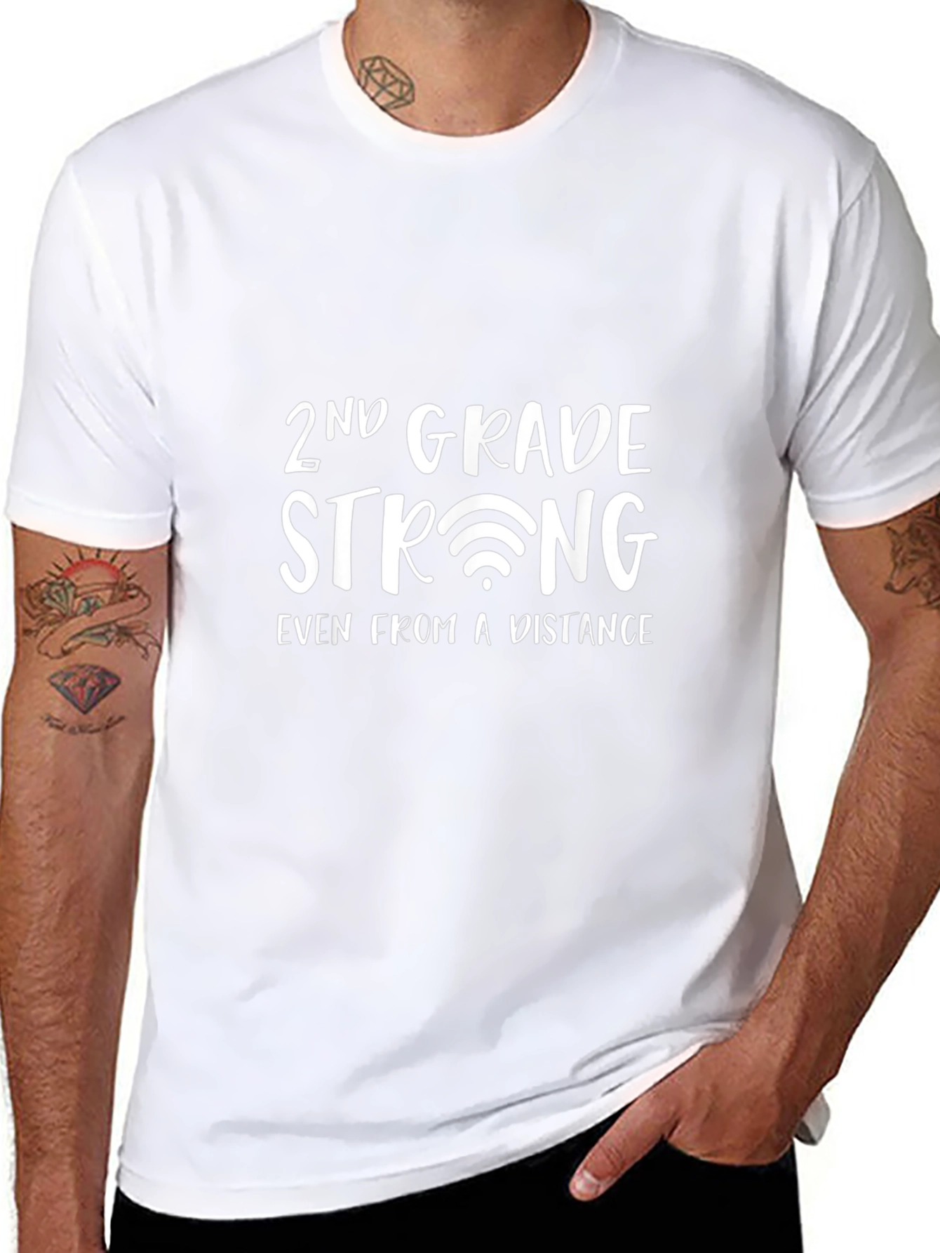 2nd Grade Strong Tee - Online Learning Shirt