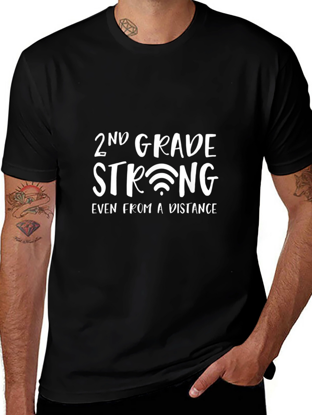 2nd Grade Strong Tee - Online Learning Shirt