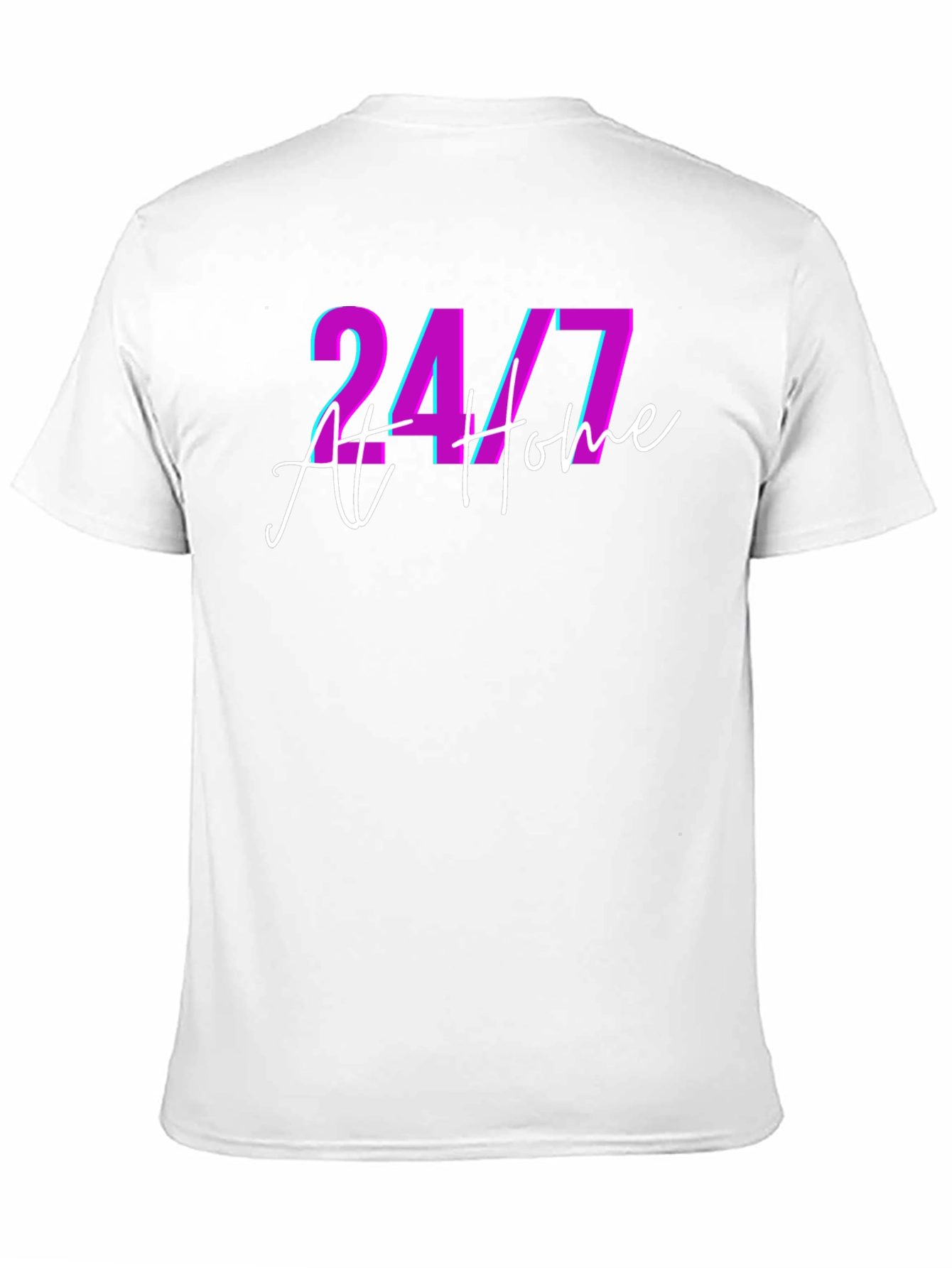 24/7 At Home Black T-Shirt