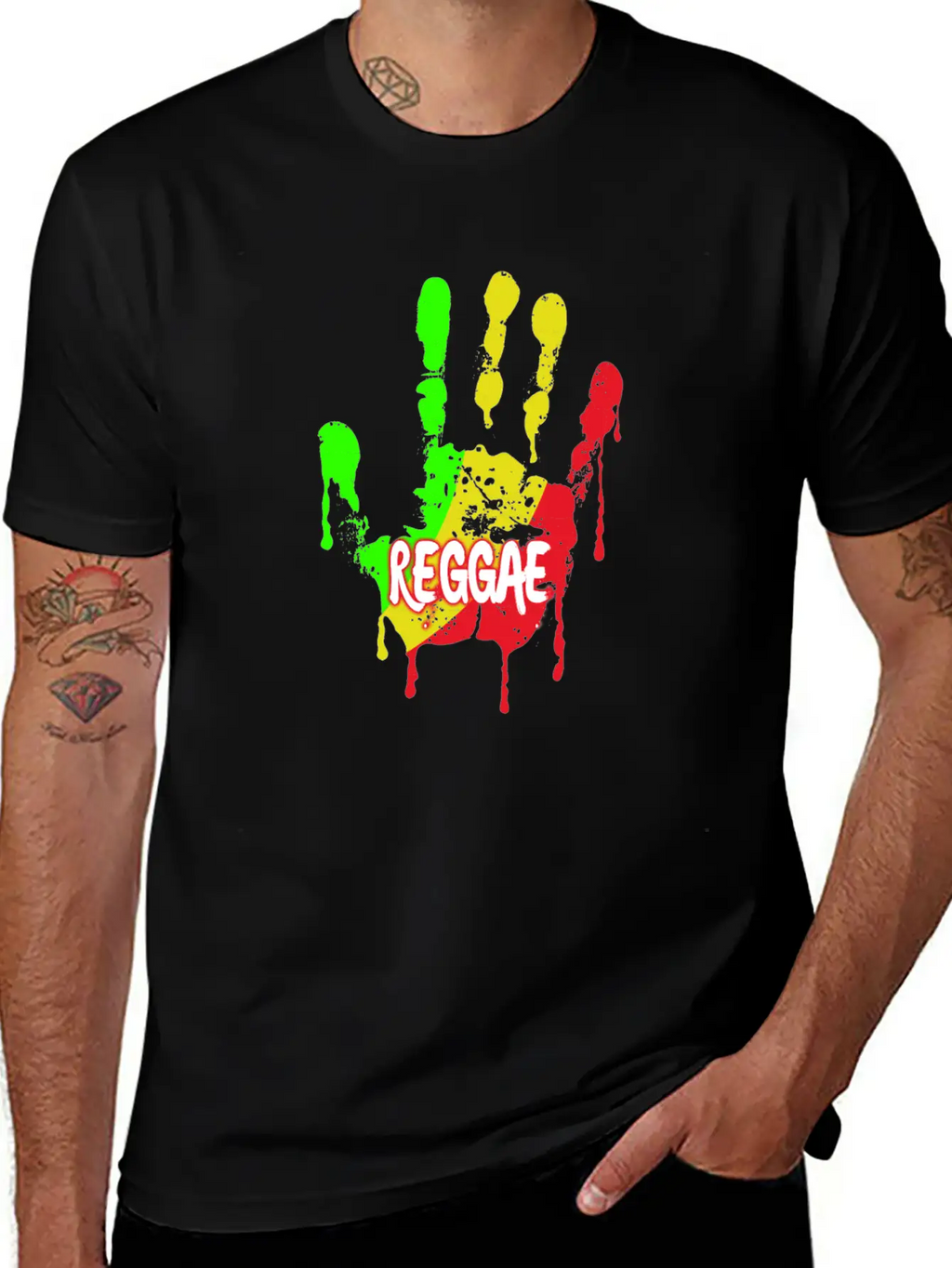 REGGAE MUSIK! Geschenk Modern Fit Casual T-Shirt – Clean And Versatile Design