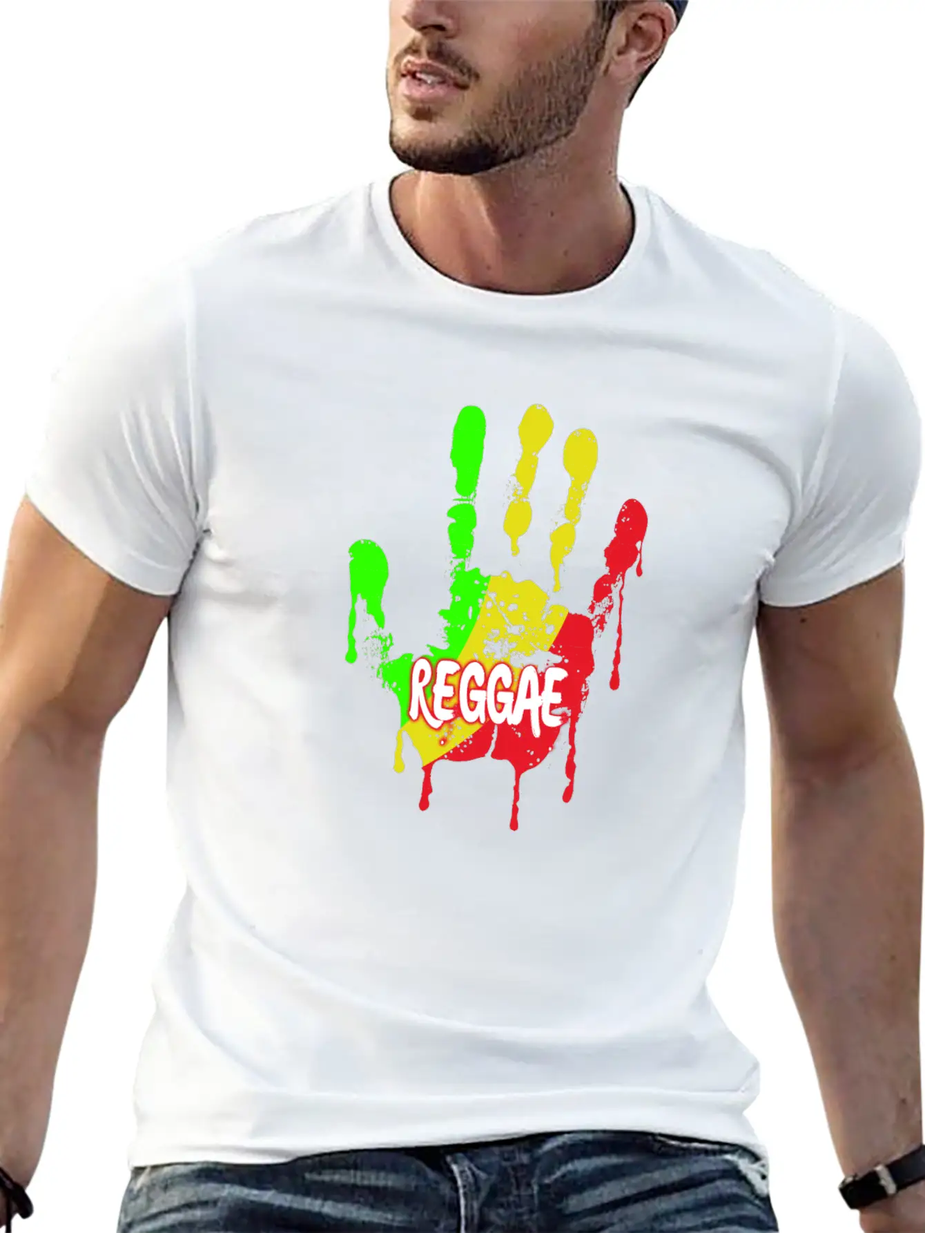 REGGAE MUSIK! Geschenk Modern Fit Casual T-Shirt – Clean And Versatile Design