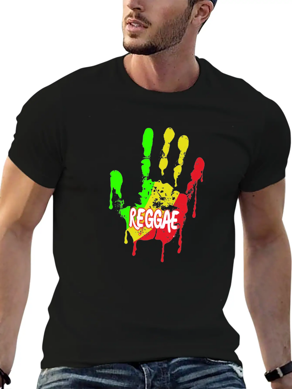 REGGAE MUSIK! Geschenk Modern Fit Casual T-Shirt – Clean And Versatile Design