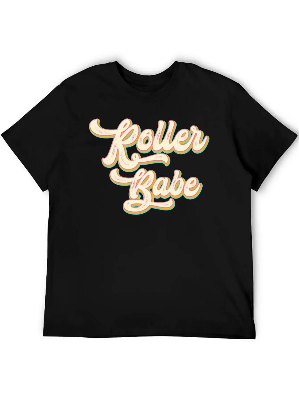 Roller Skating Skater Girl Modern Fit Casual T-Shirt – Clean And Versatile Design