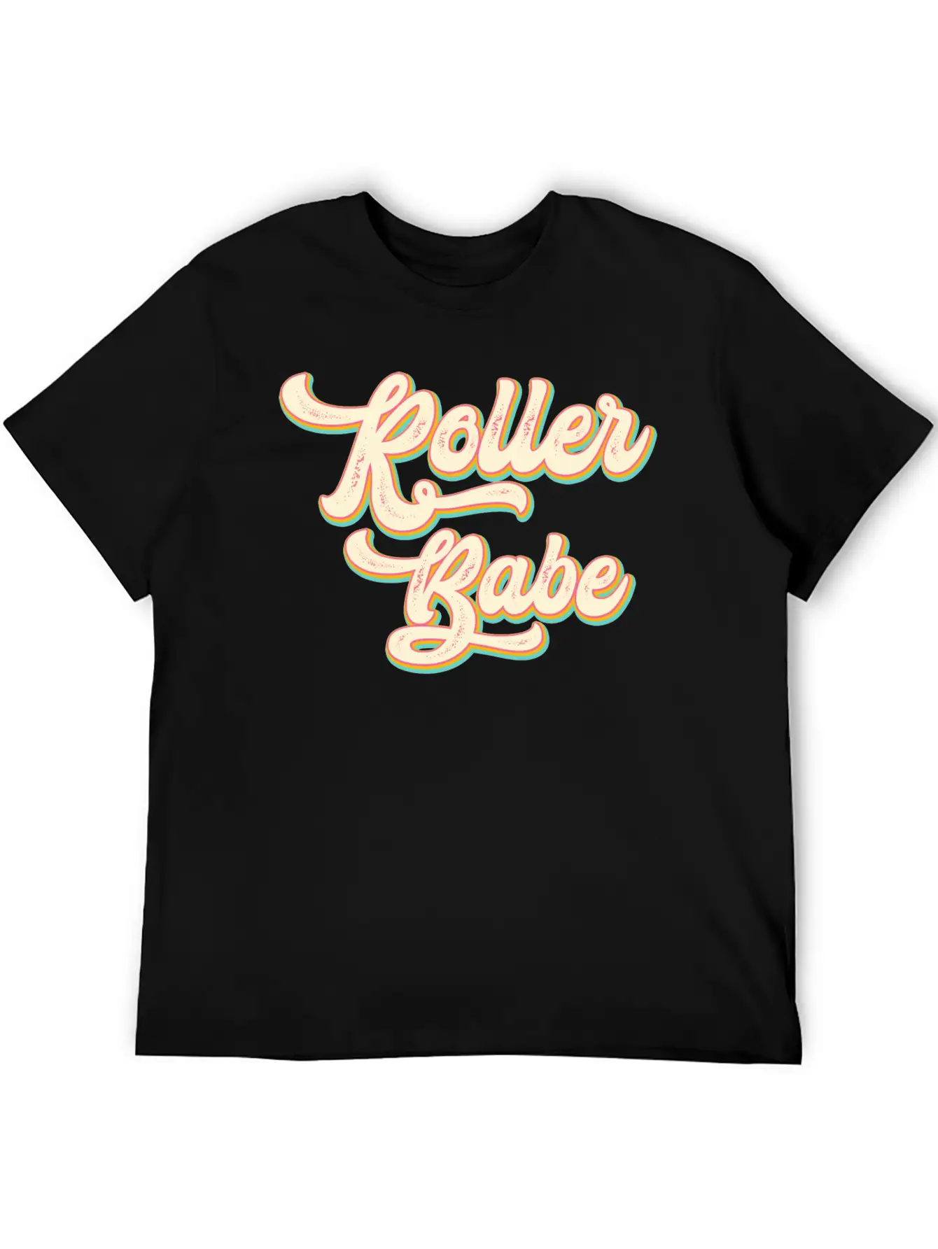 Roller Skating Skater Girl Modern Fit Casual T-Shirt – Clean And Versatile Design