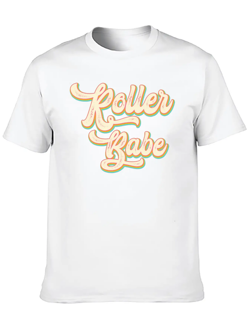 Roller Skating Skater Girl Modern Fit Casual T-Shirt – Clean And Versatile Design