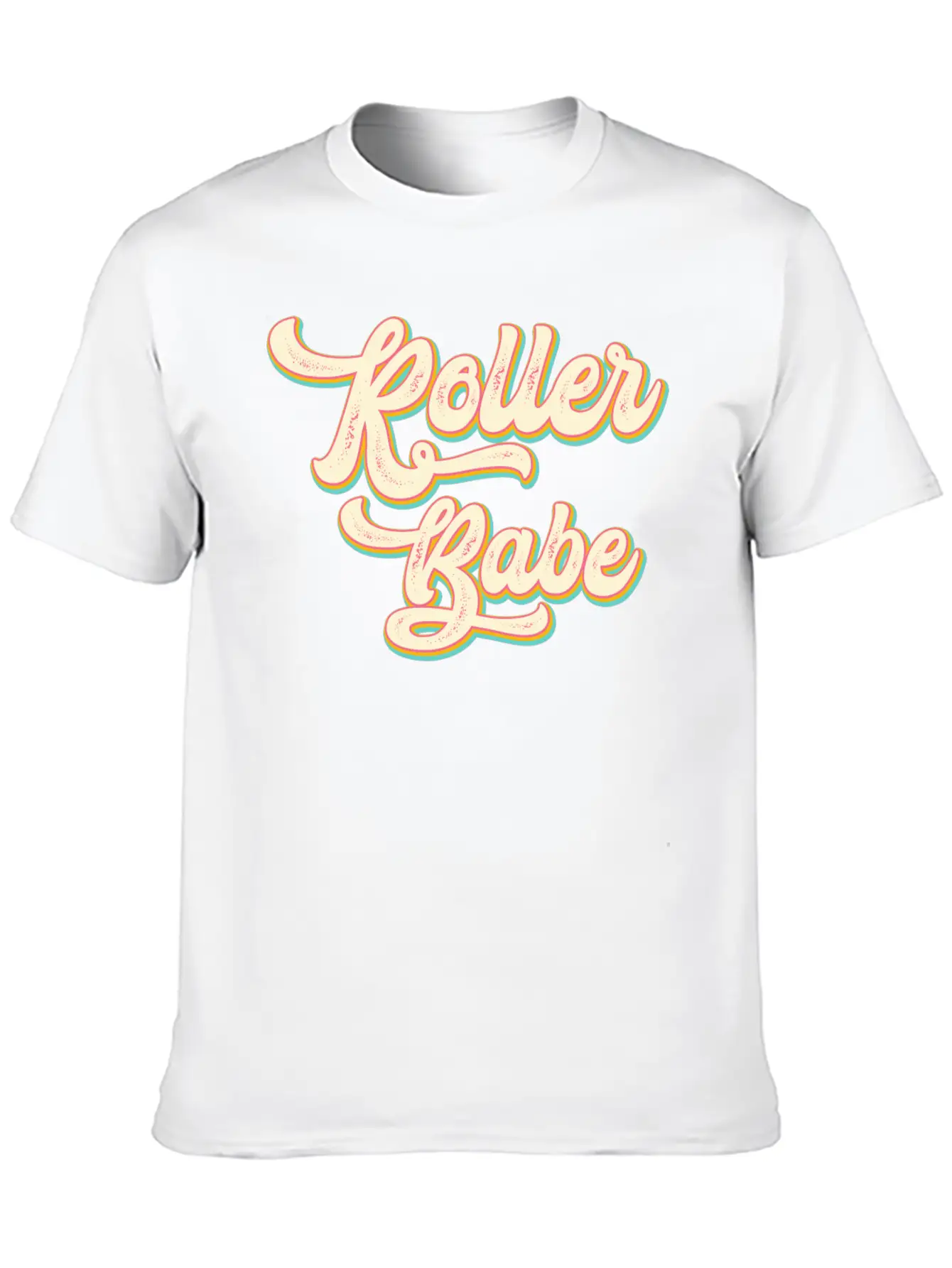Roller Skating Skater Girl Modern Fit Casual T-Shirt – Clean And Versatile Design