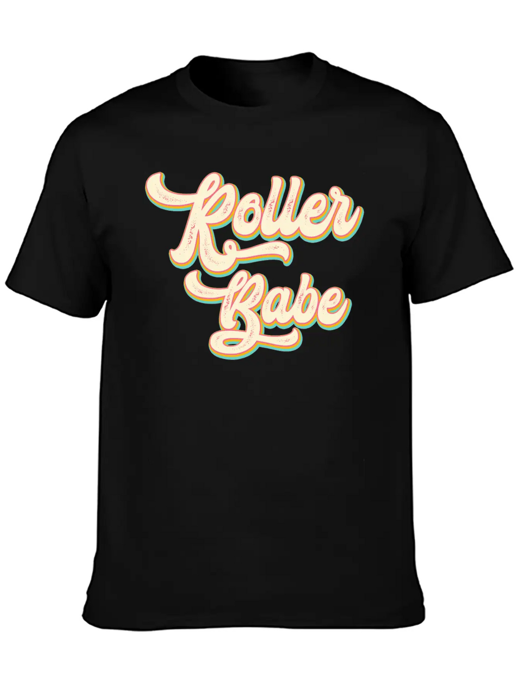 Roller Skating Skater Girl Modern Fit Casual T-Shirt – Clean And Versatile Design