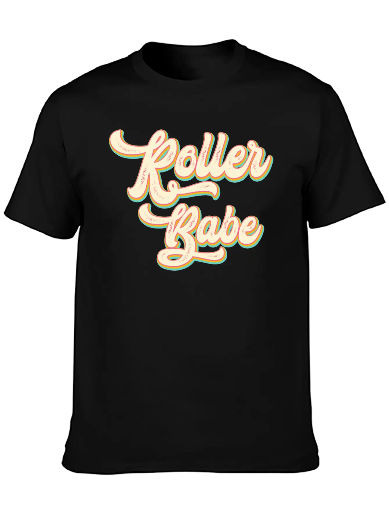 Roller Skating Skater Girl Modern Fit Casual T-Shirt – Clean And Versatile Design