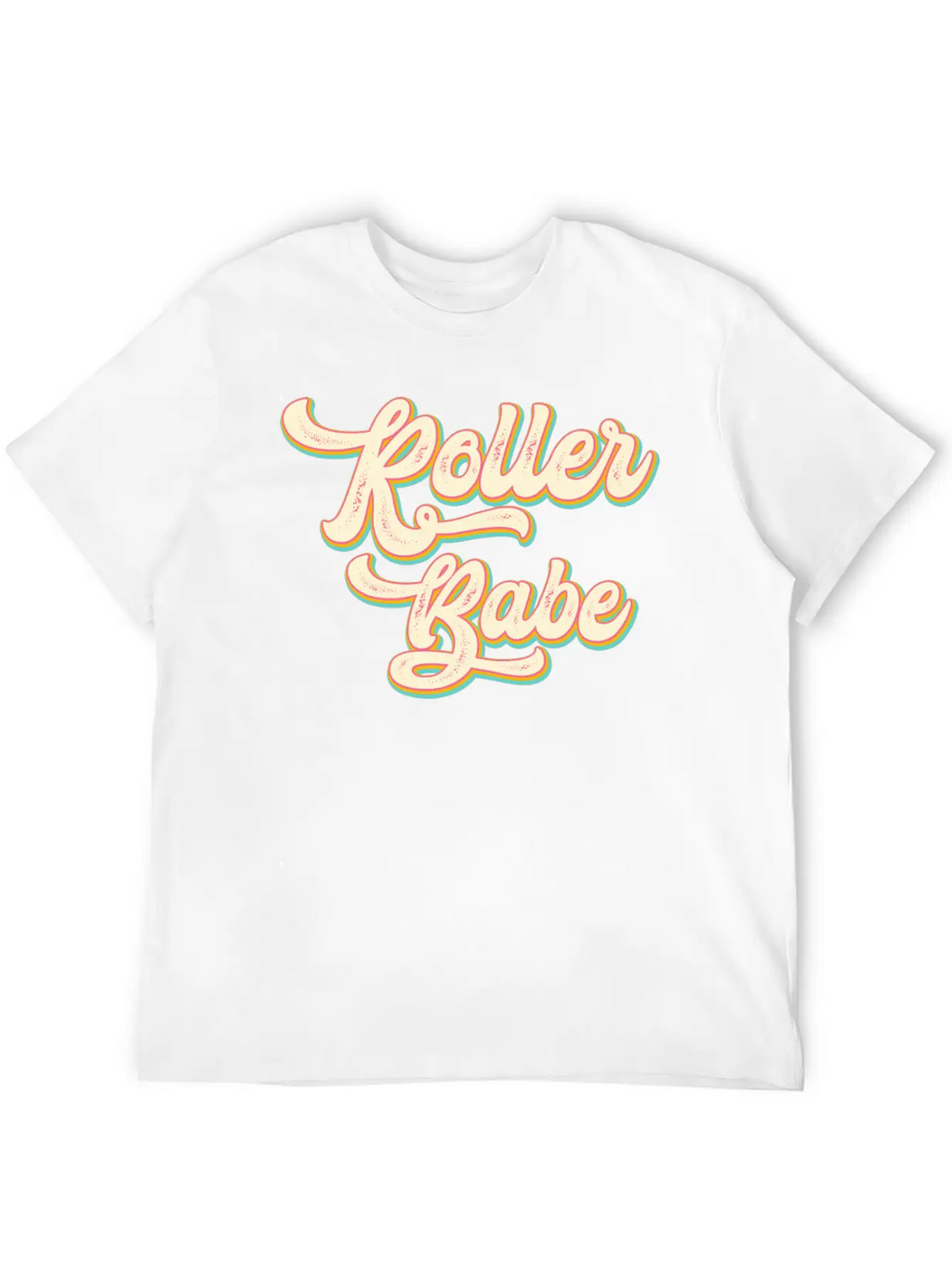 Roller Skating Skater Girl Modern Fit Casual T-Shirt – Clean And Versatile Design