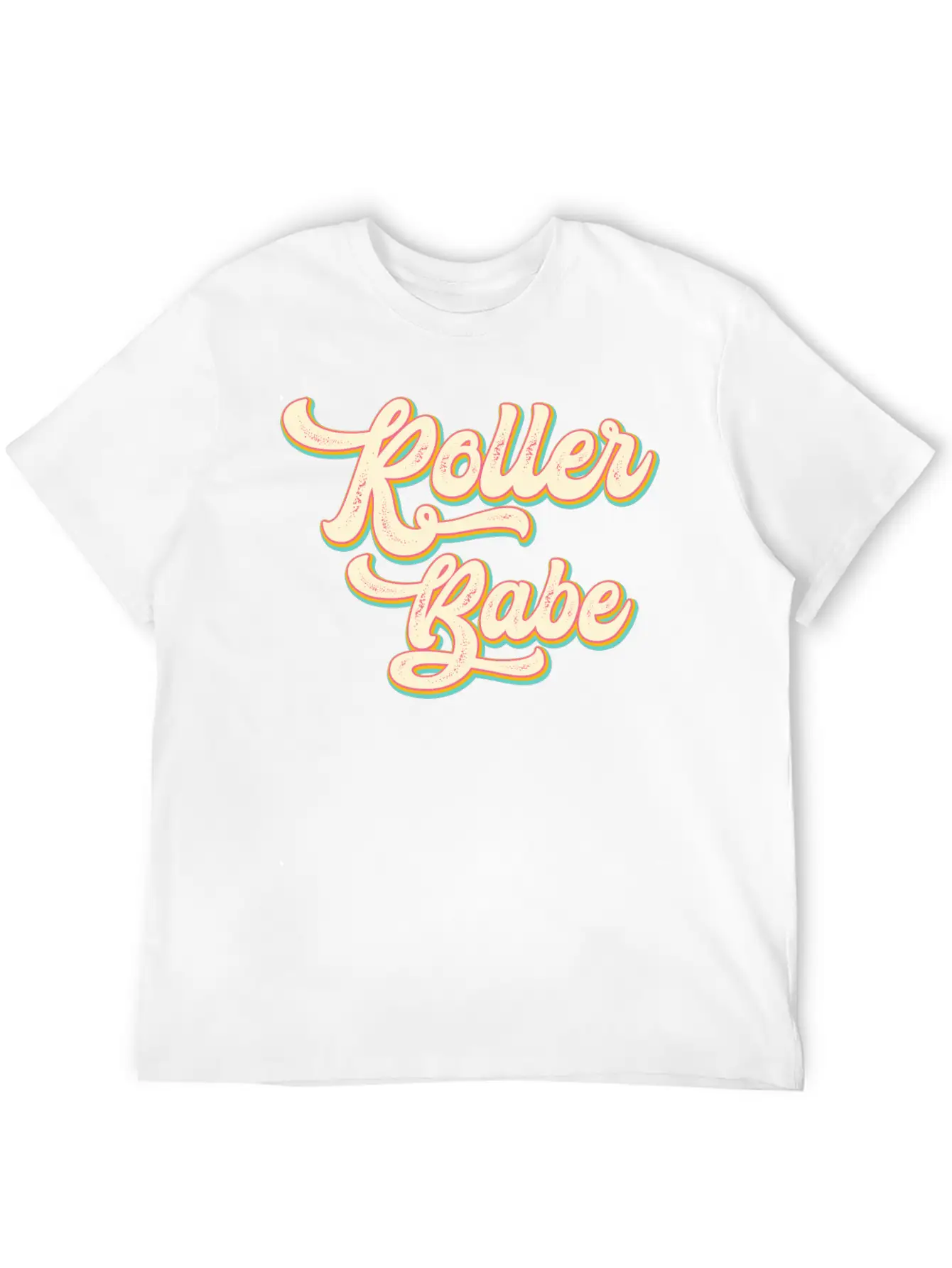 Roller Skating Skater Girl Modern Fit Casual T-Shirt – Clean And Versatile Design