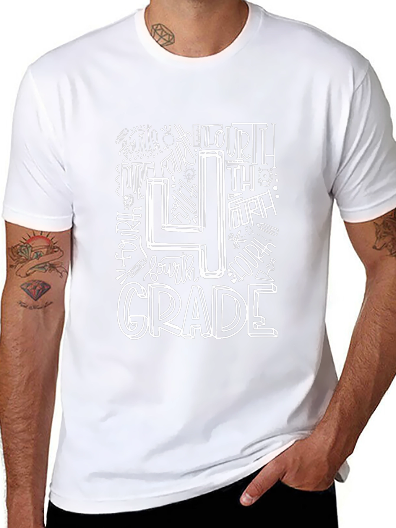 4th Grade T-Shirt - Back to School Apparel