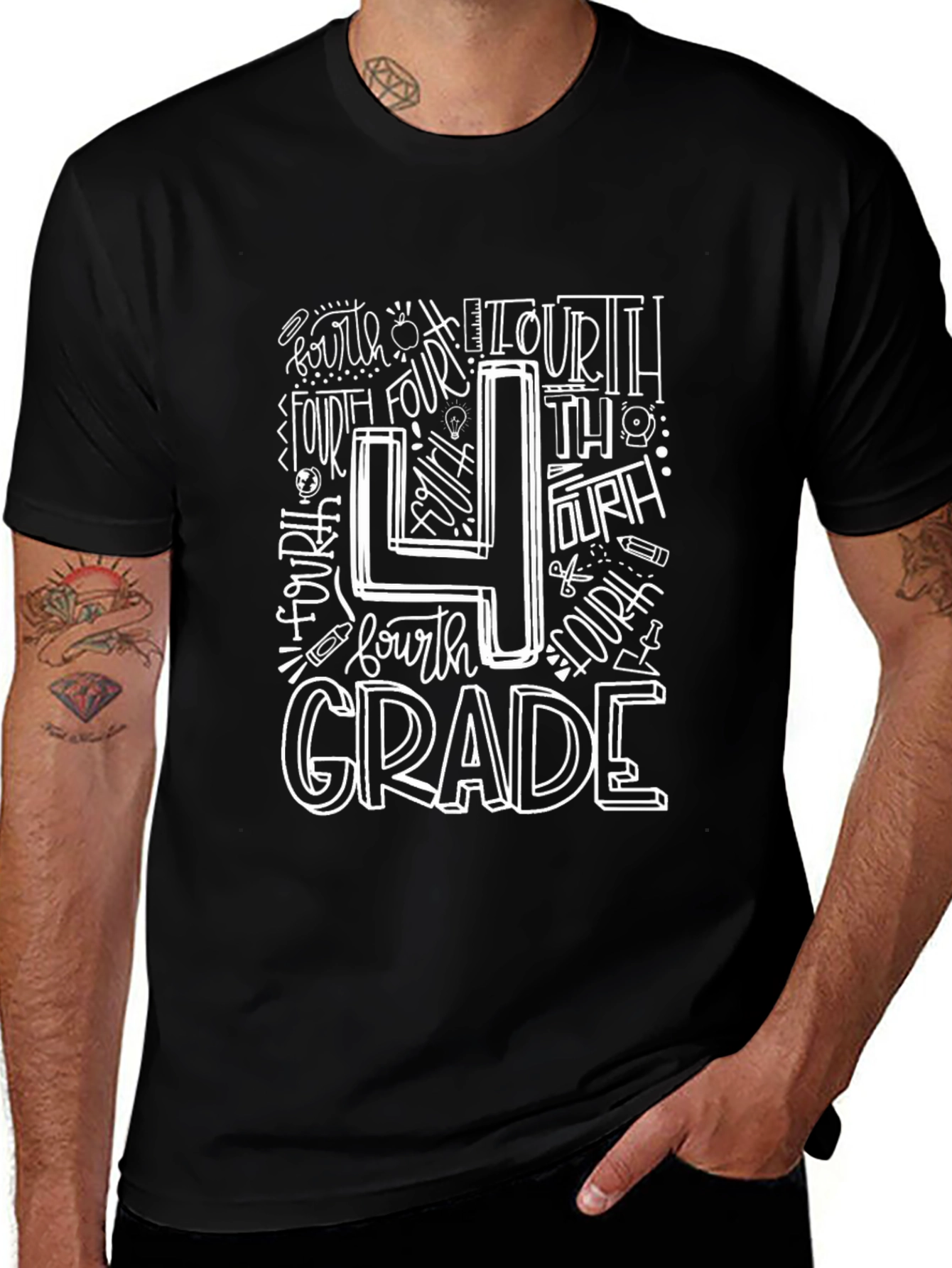 4th Grade T-Shirt - Back to School Apparel