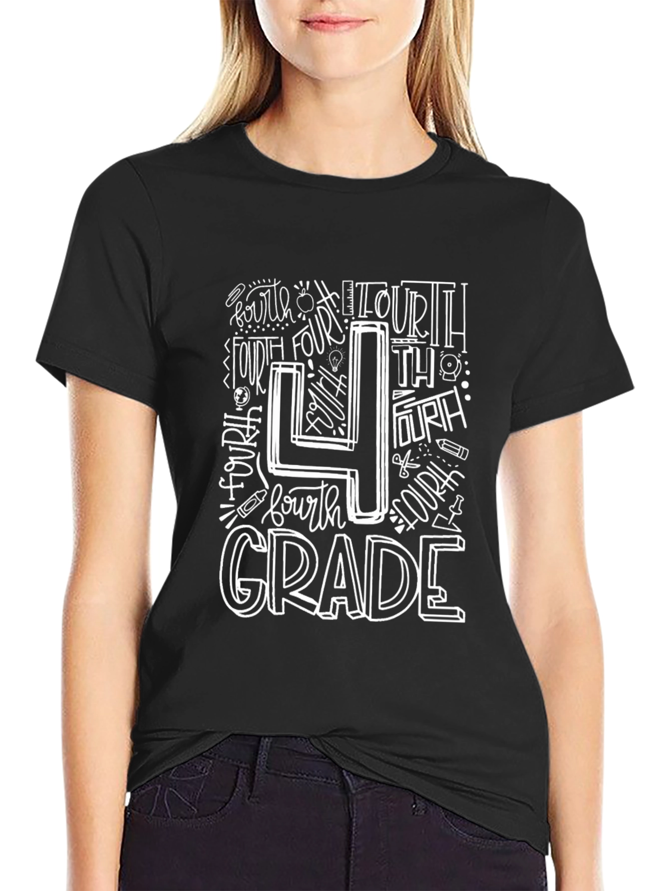 4th Grade T-Shirt - Back to School Apparel