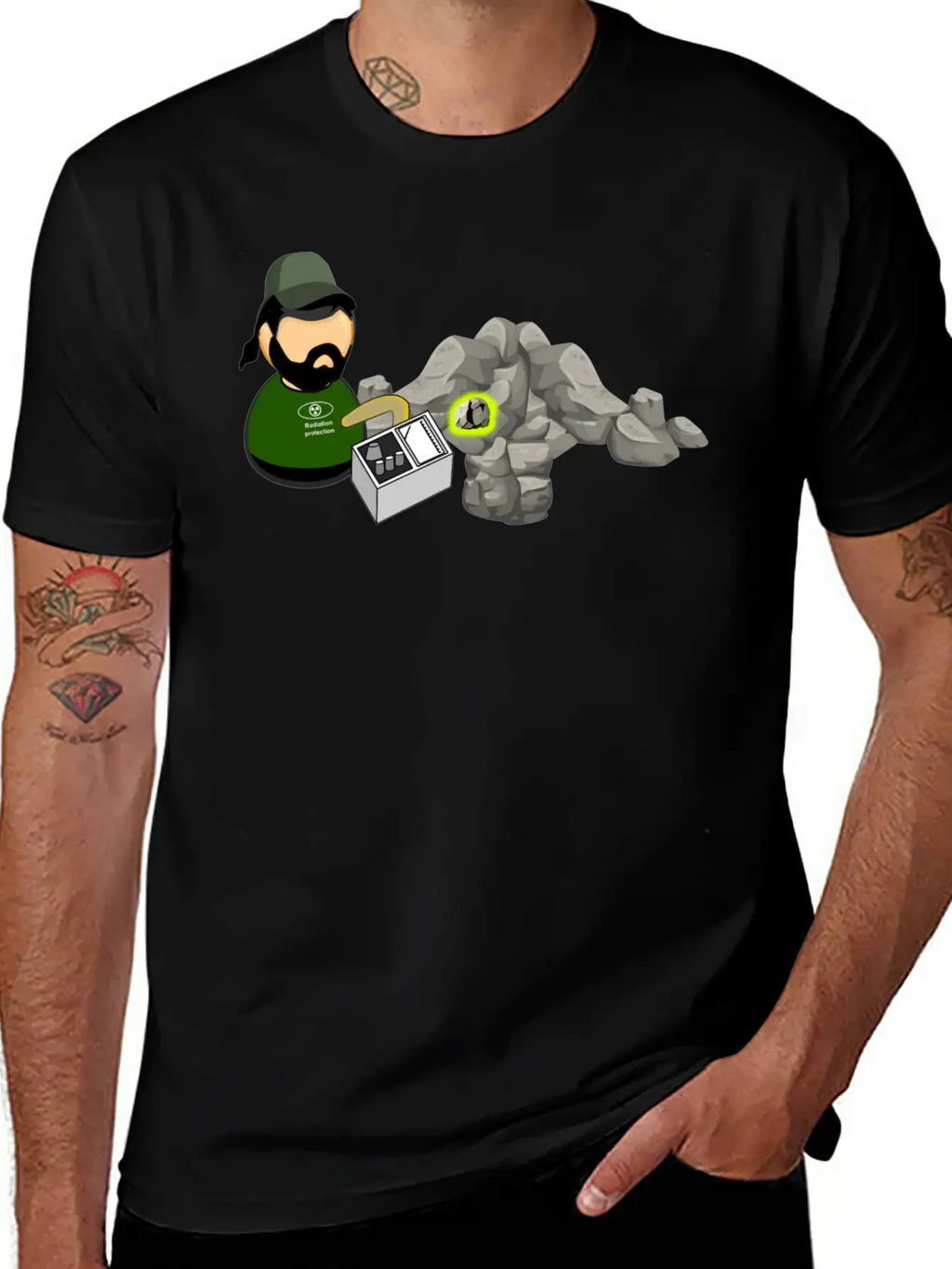 Searching For Radioactive Minerals / Rocks Timeless Short Sleeve Tee – Comfy And Minimalist Design