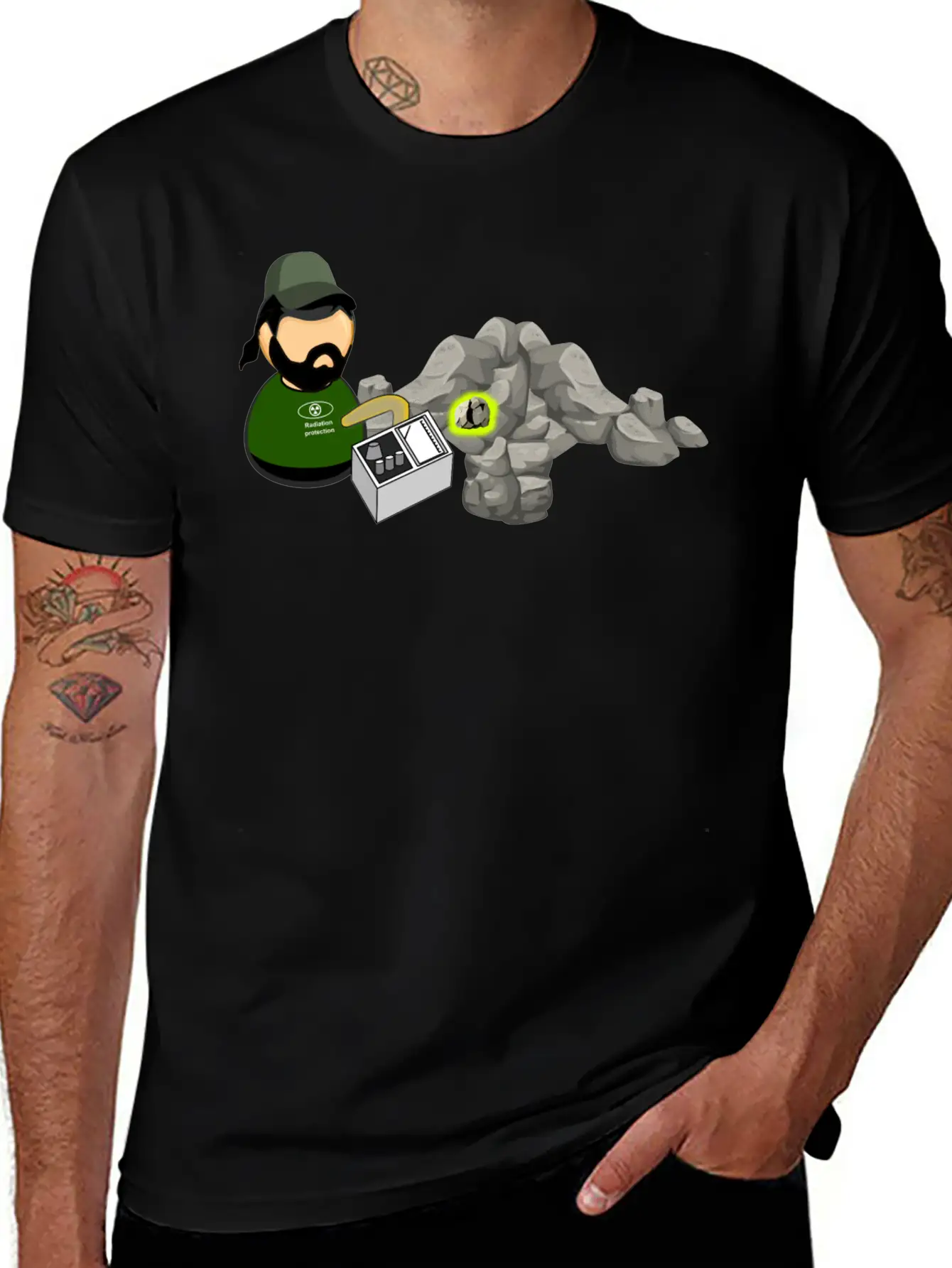Searching For Radioactive Minerals / Rocks Timeless Short Sleeve Tee – Comfy And Minimalist Design