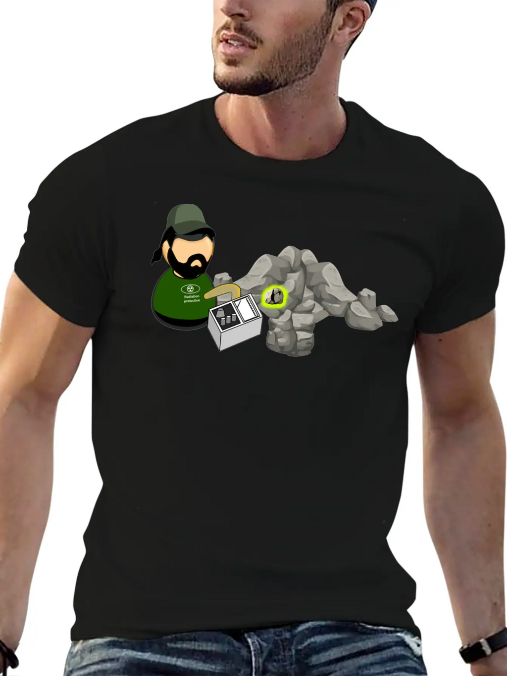 Searching For Radioactive Minerals / Rocks Timeless Short Sleeve Tee – Comfy And Minimalist Design