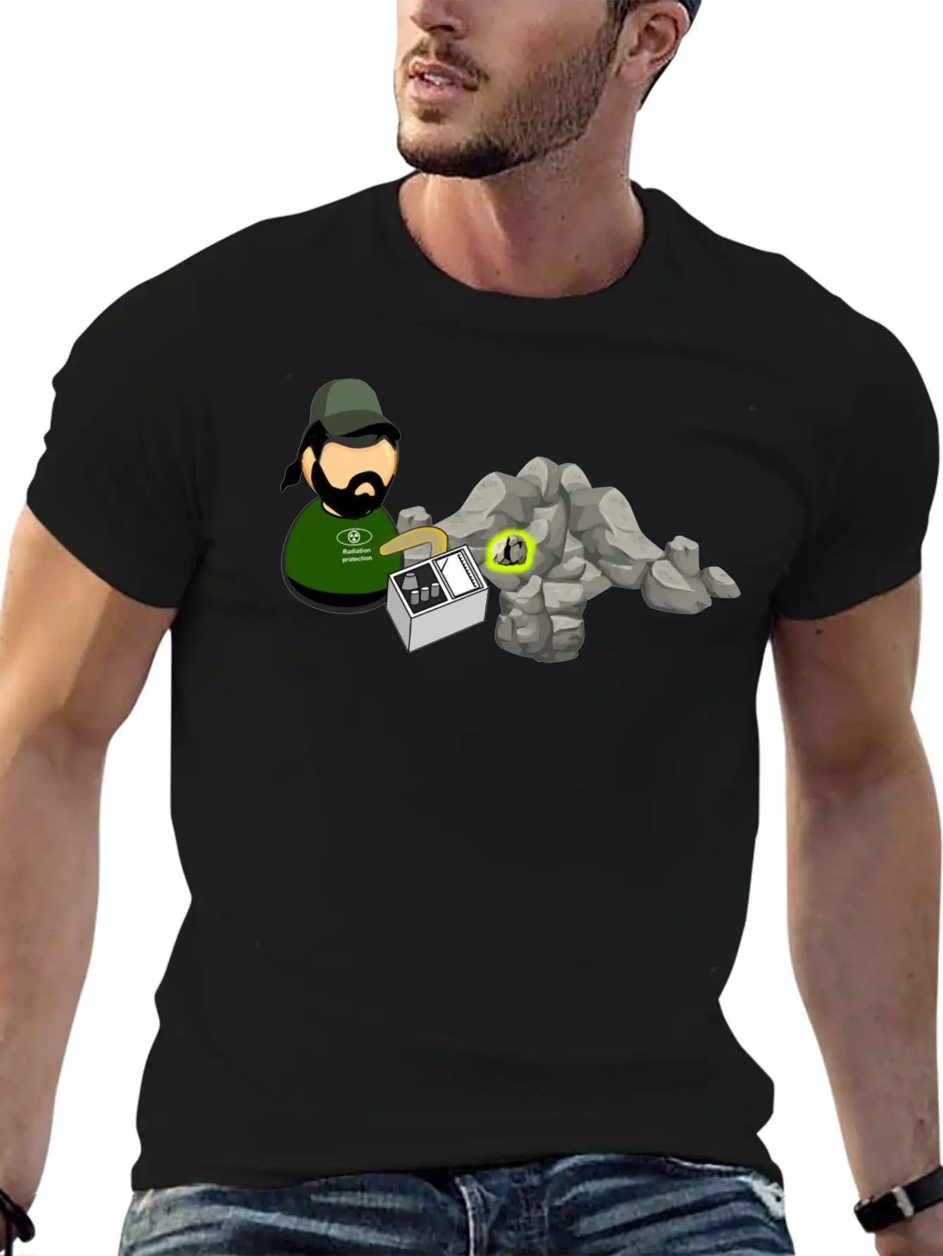 Searching For Radioactive Minerals / Rocks Timeless Short Sleeve Tee – Comfy And Minimalist Design