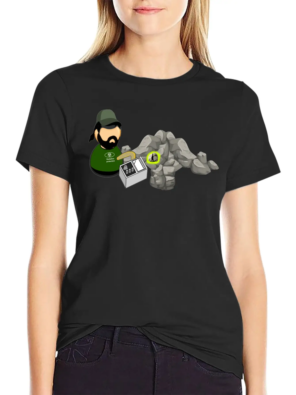Searching For Radioactive Minerals / Rocks Timeless Short Sleeve Tee – Comfy And Minimalist Design