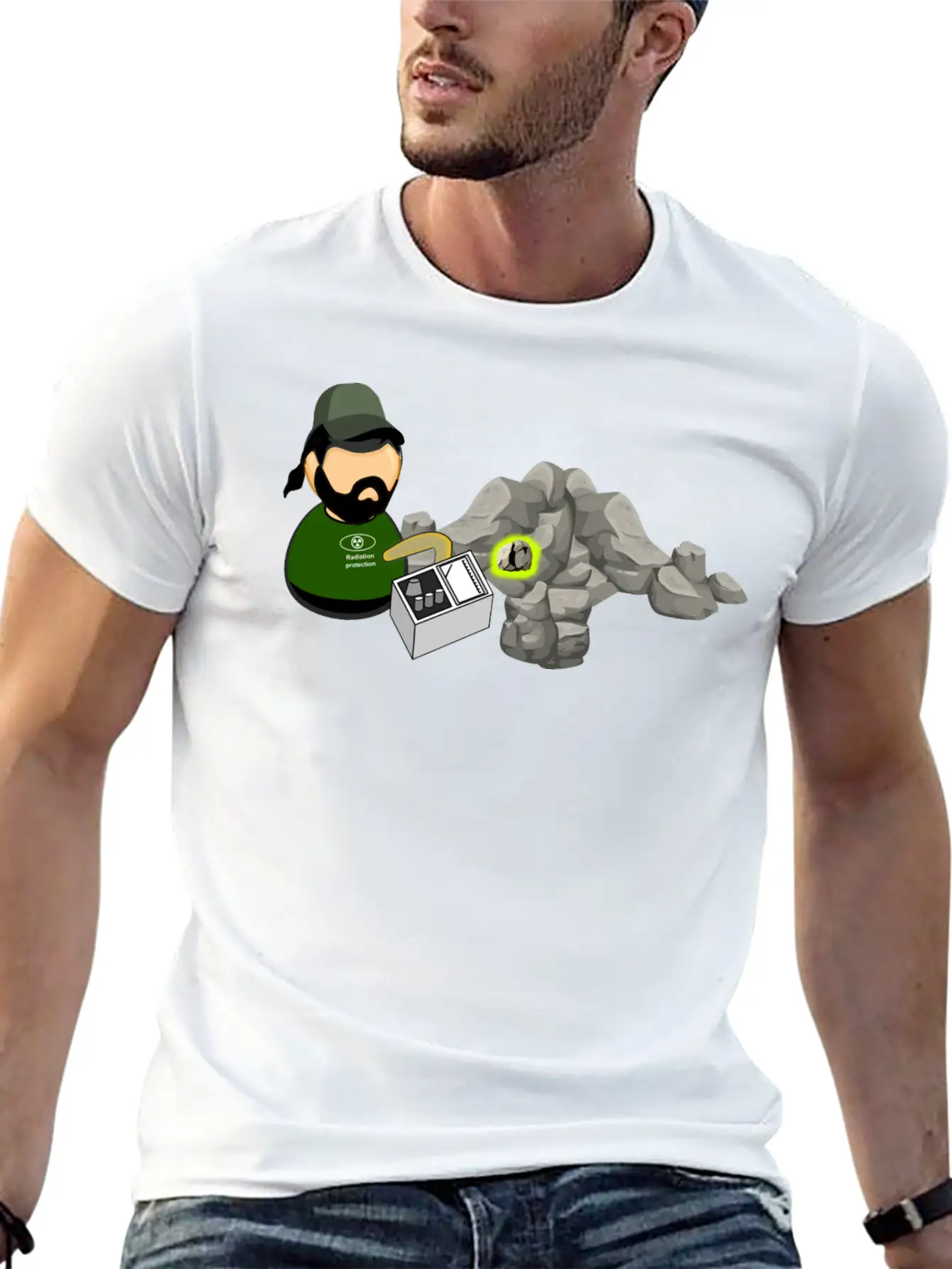 Searching For Radioactive Minerals / Rocks Timeless Short Sleeve Tee – Comfy And Minimalist Design