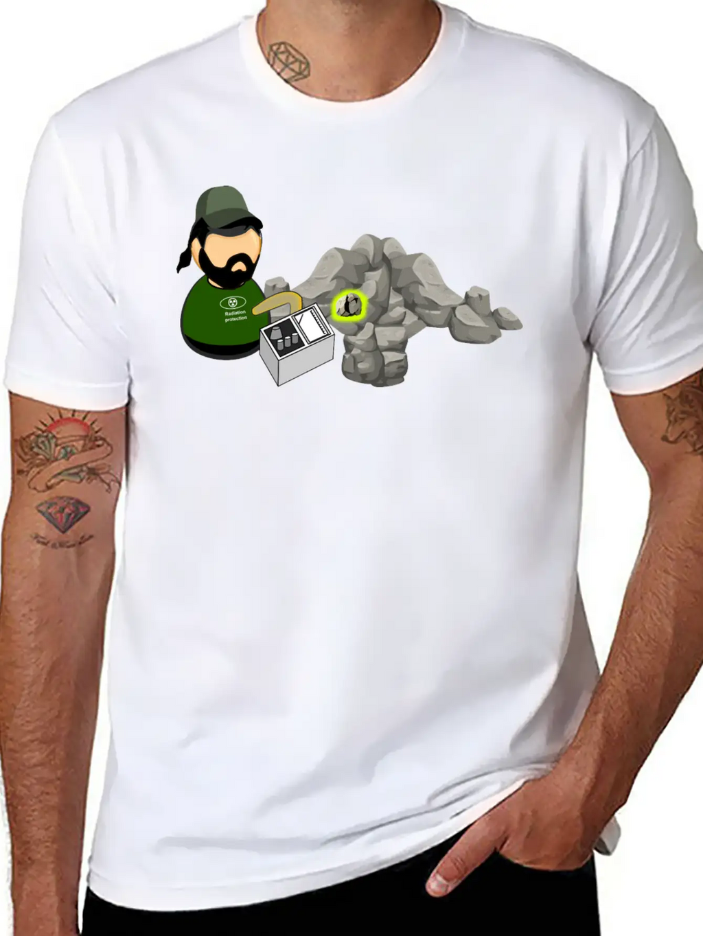 Searching For Radioactive Minerals / Rocks Timeless Short Sleeve Tee – Comfy And Minimalist Design