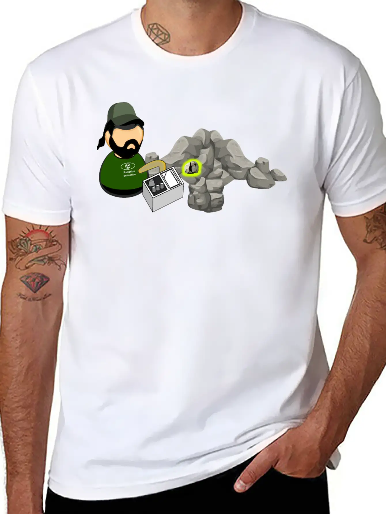 Searching For Radioactive Minerals / Rocks Timeless Short Sleeve Tee – Comfy And Minimalist Design
